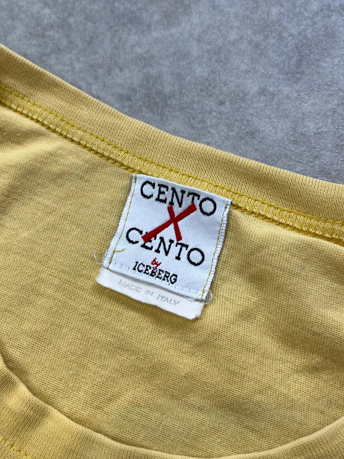 Iceberg Old Paris Yellow T-Shirt gsoMYME 8
