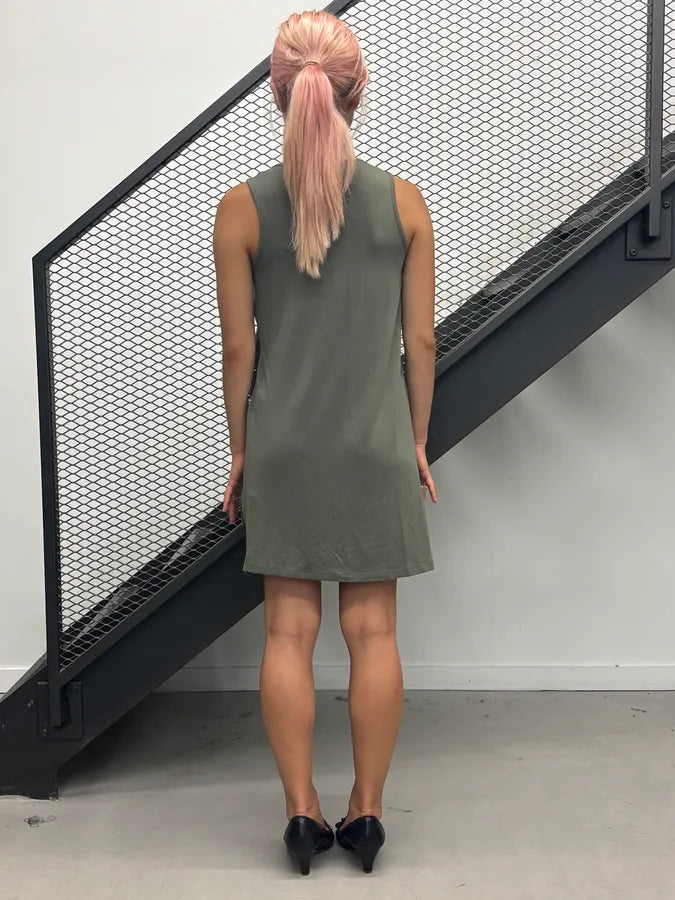 Iceberg Olive Sequin Tank Dress hLpIYab 1