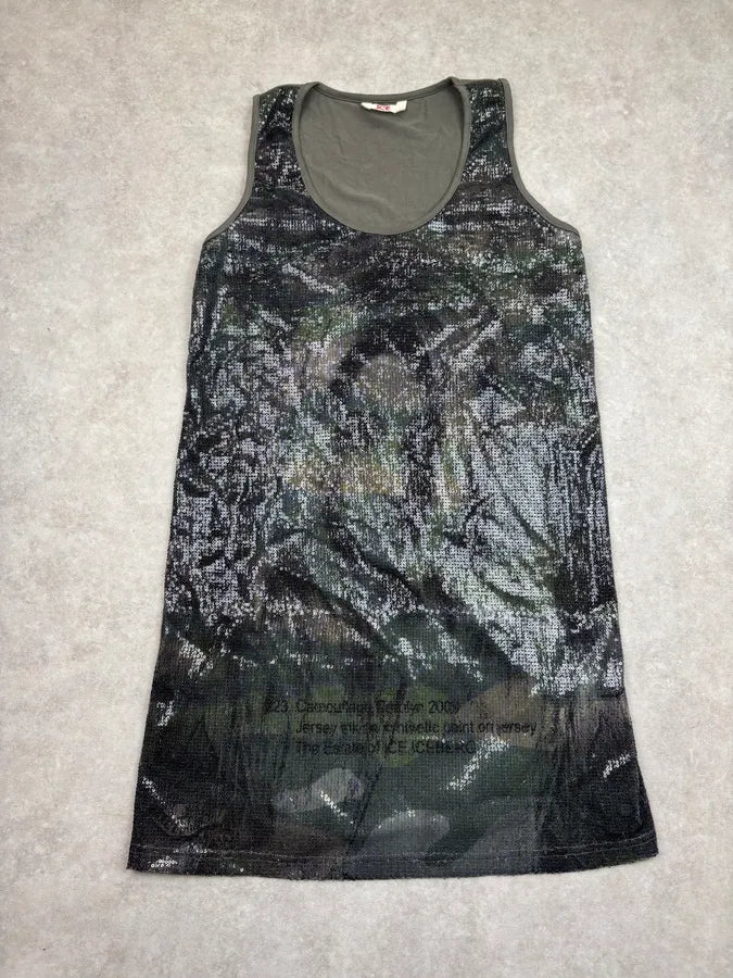 Iceberg Olive Sequin Tank Dress hLpIYab 2