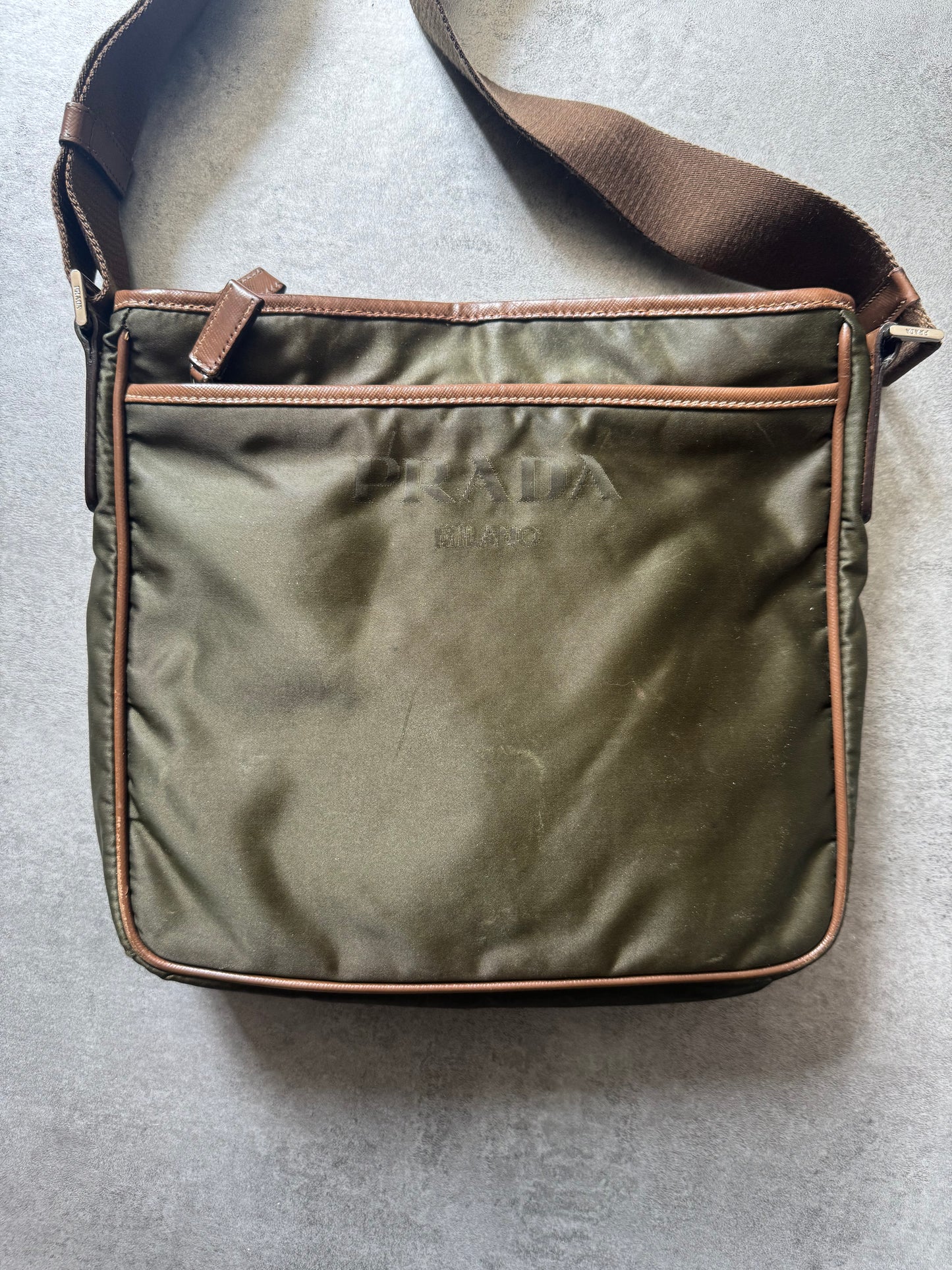 Prada Olive Shoulder Bag  (OS) - 9