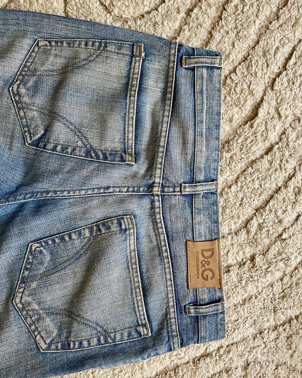 00s ドルチェ＆ガッバーナ ポエム ジーンズ (S)