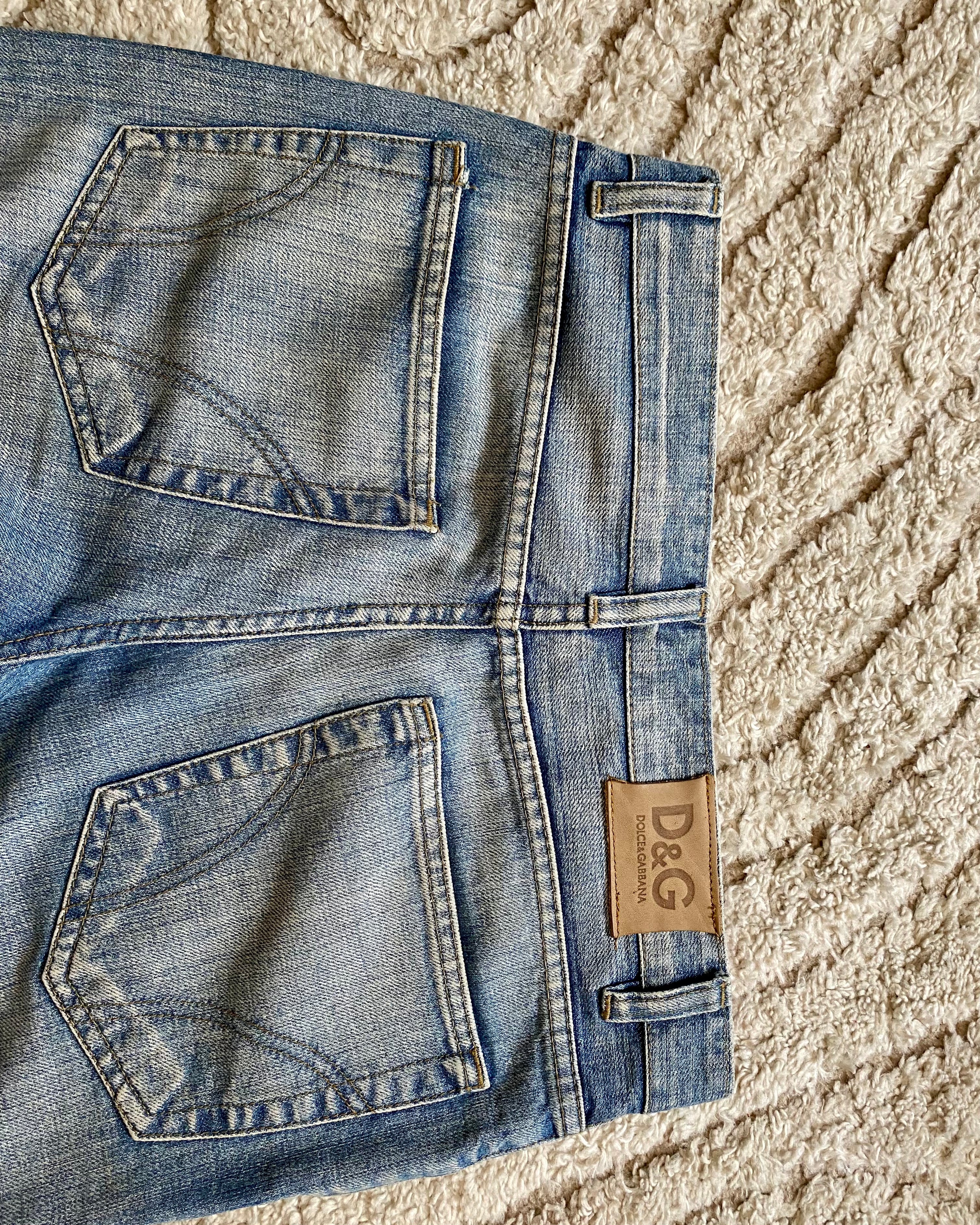 00s ドルチェ＆ガッバーナ ポエム ジーンズ (S)