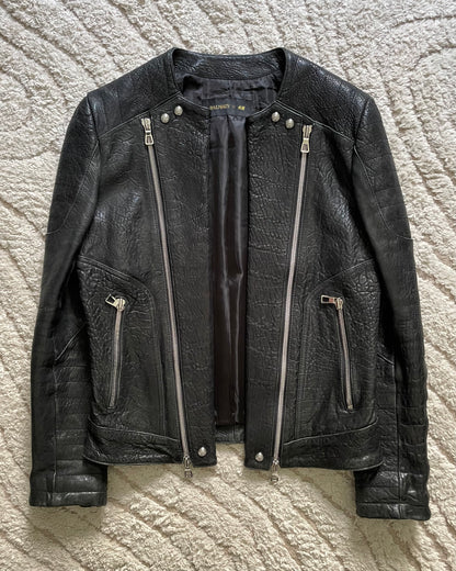 Balmain X H&amp;M 机车皮夹克 (M)