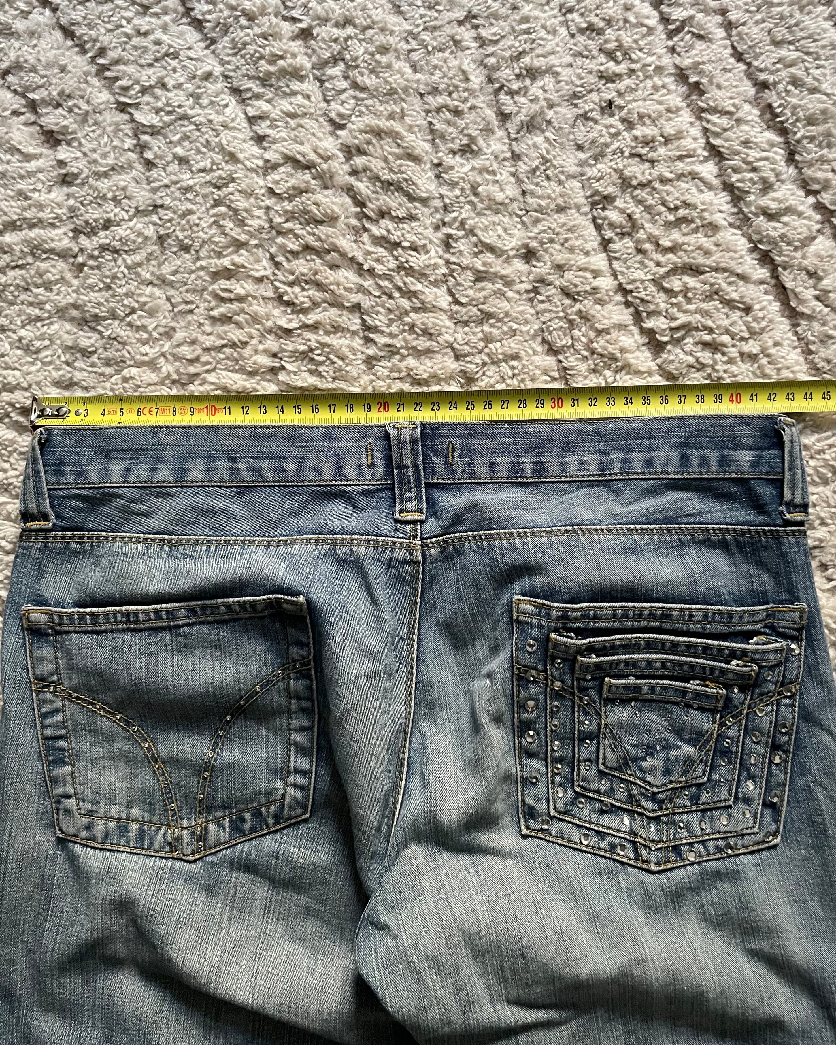 Dolce & Gabbana Ornement de Bijoux Denim Pants (M)