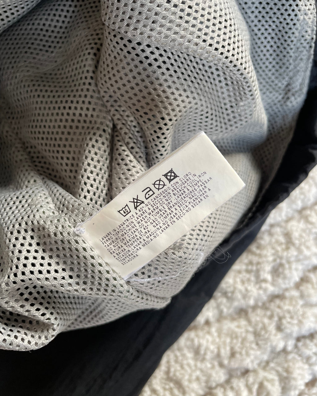 00年代 アルマーニ 5ジップ ナイロンジャケット (S)