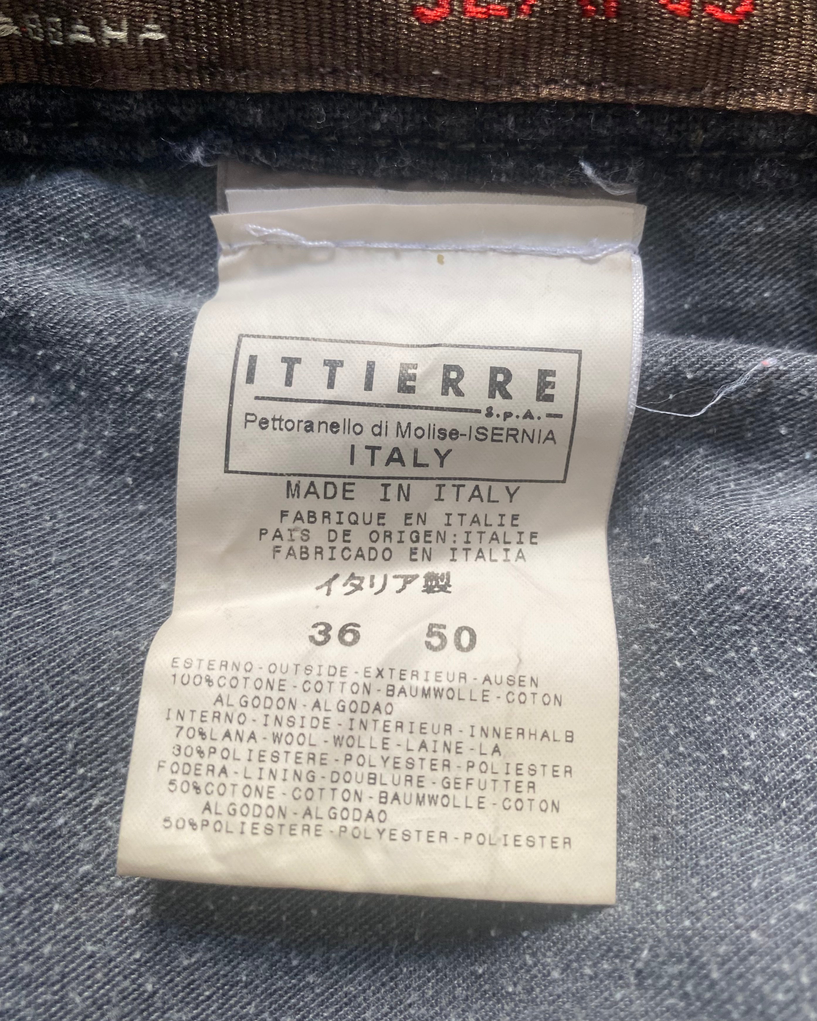 00s ドルチェ＆ガッバーナ ダークグレー ジーンズ (L)