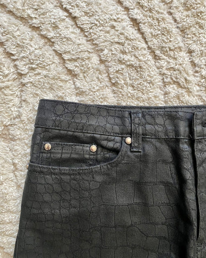 Roberto Cavalli Crocodile Pants (S)