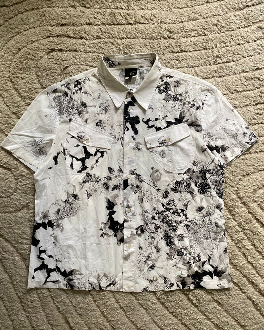 SS04 Cavalli 腐蚀花朵衬衫 (M)