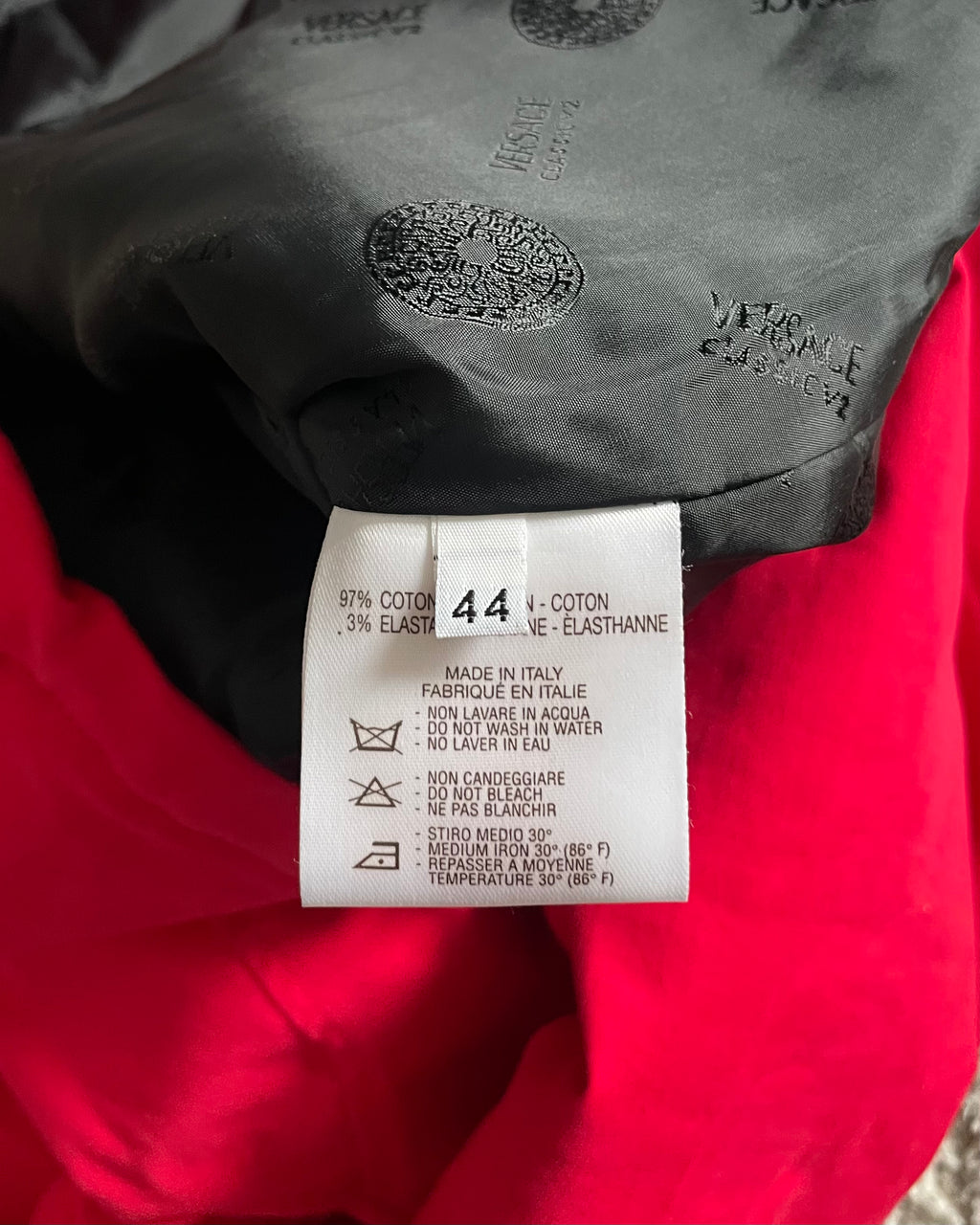 00s Versace Tailored Bold Red Jacket (S)