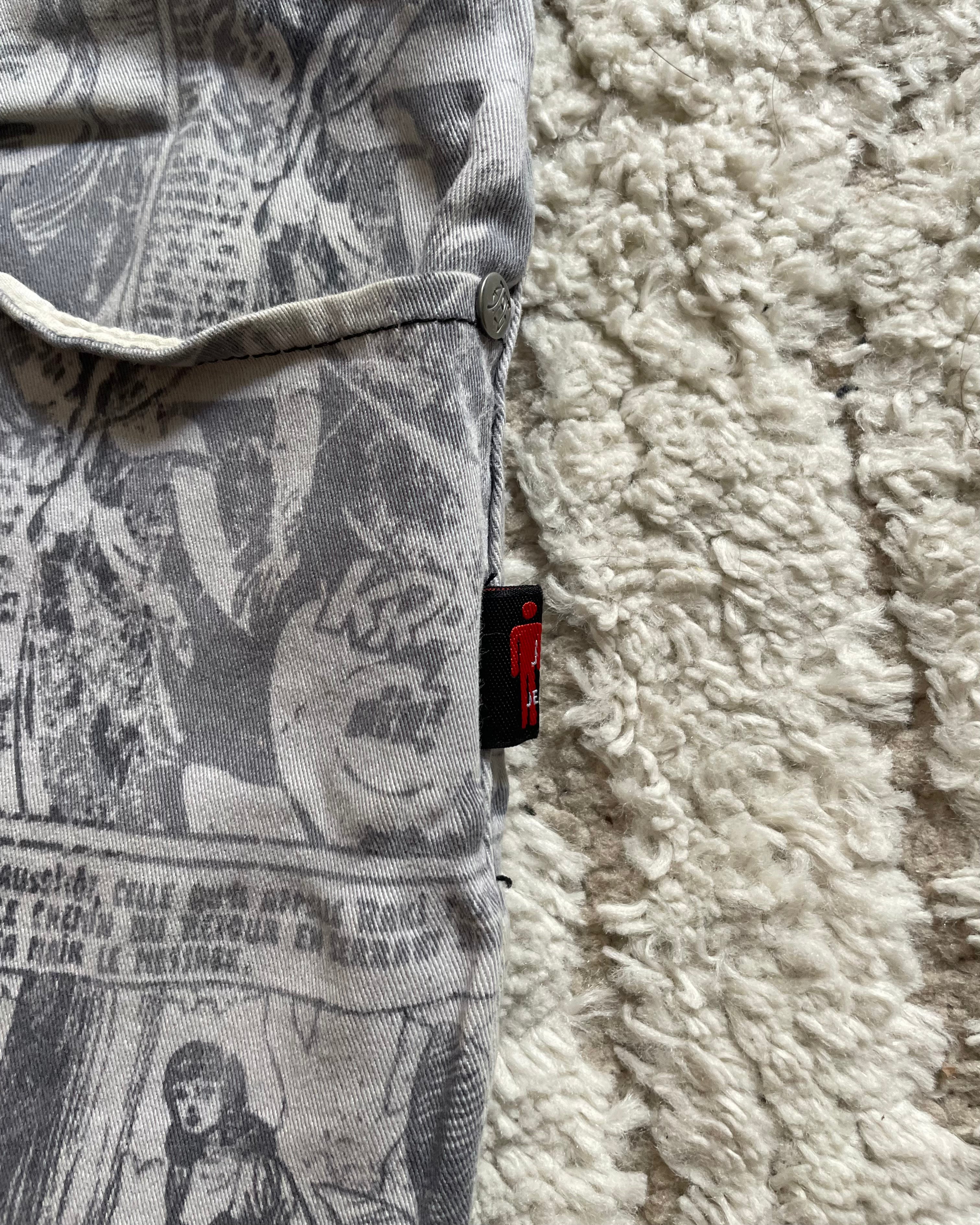 AW1995 Jean Paul Gaultier Erotic Comics Pants (S)