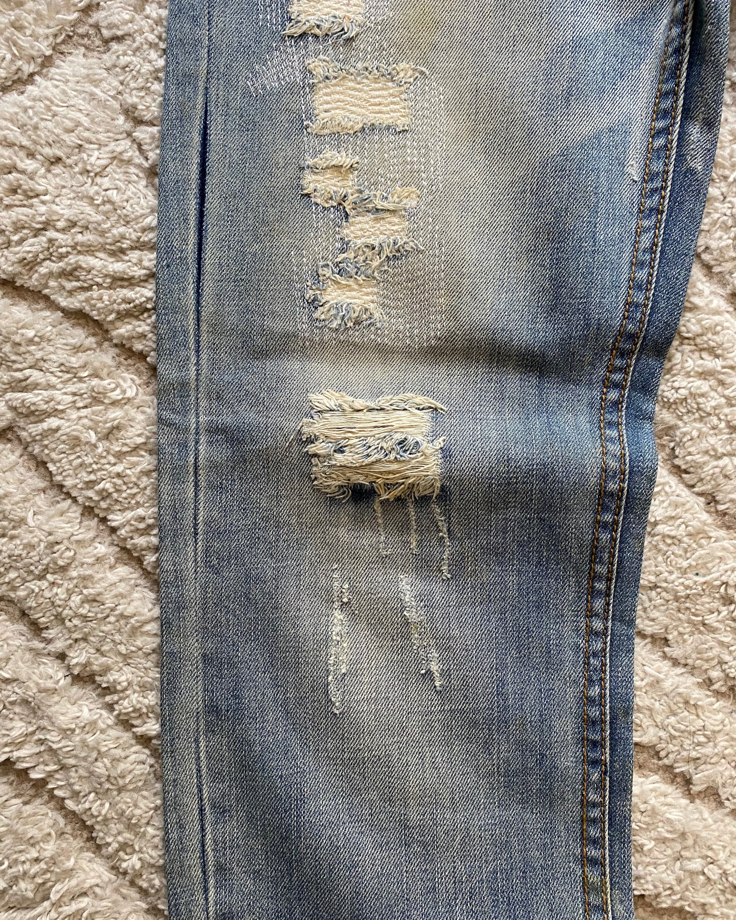 ドルチェ＆ガッバーナ デストロイ ジーンズ (S)