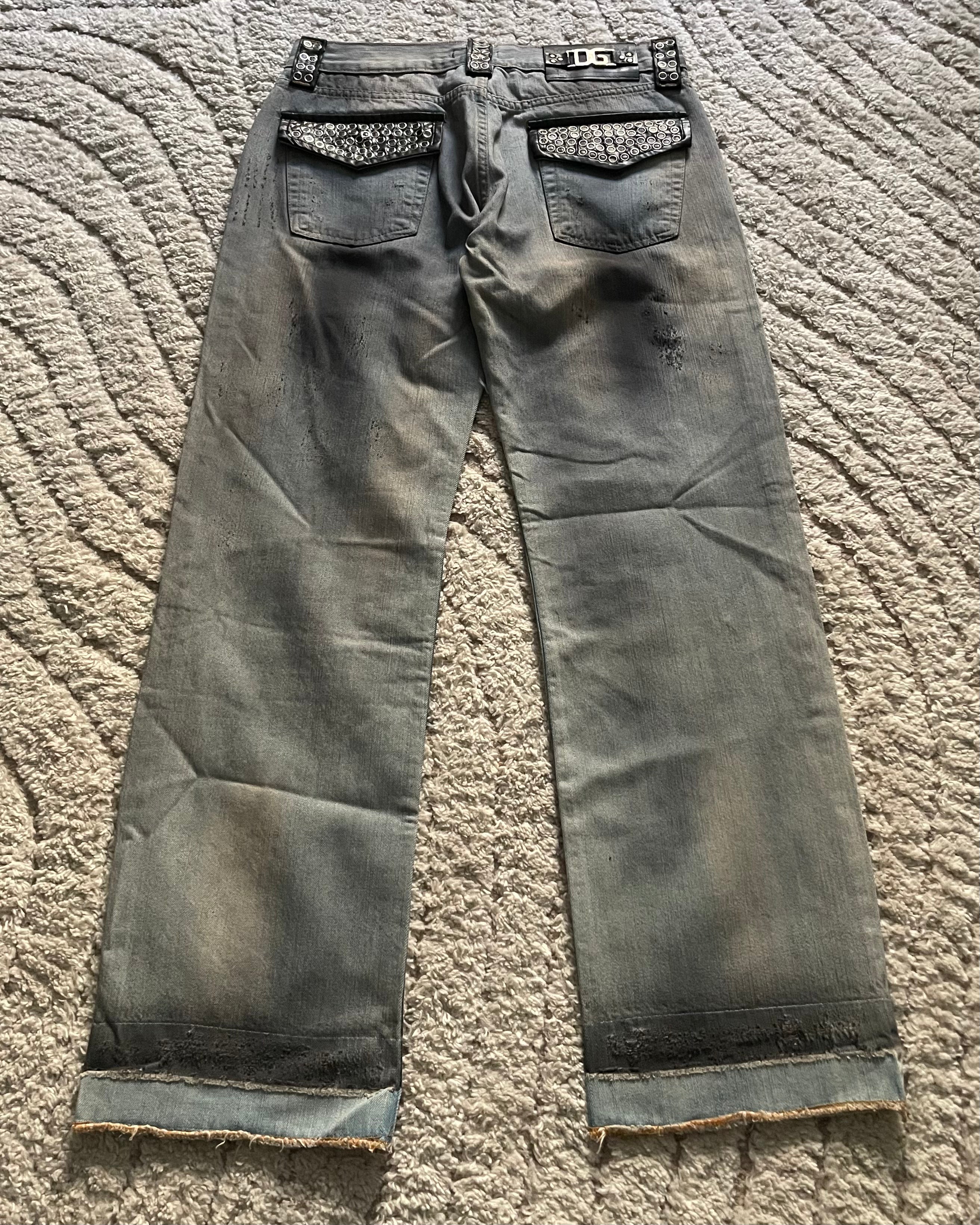 Dolce Gabbana Burn Rockstar Denim Pants (M)