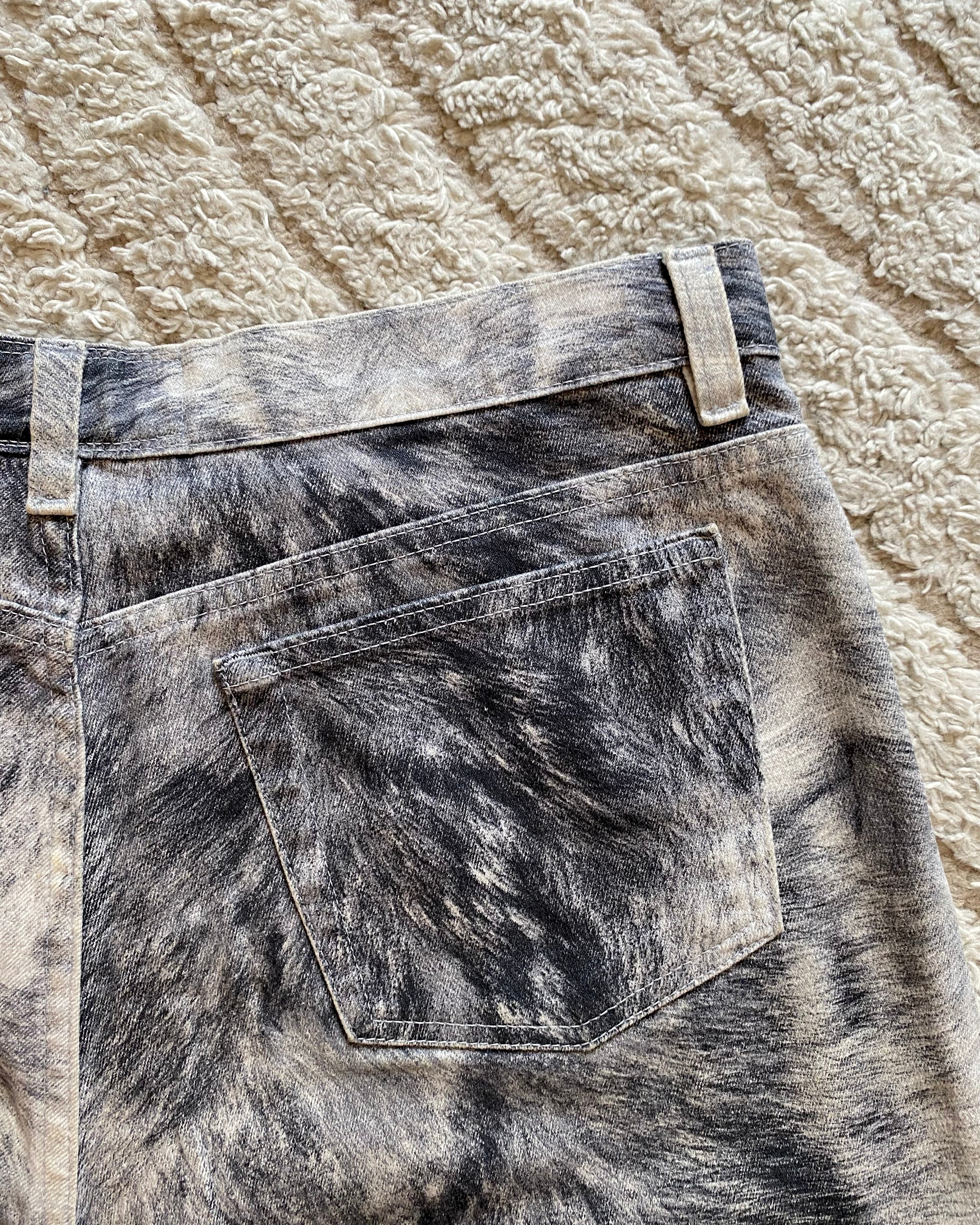 00s Roberto Cavalli ヘビーアニマルパンツ (M)