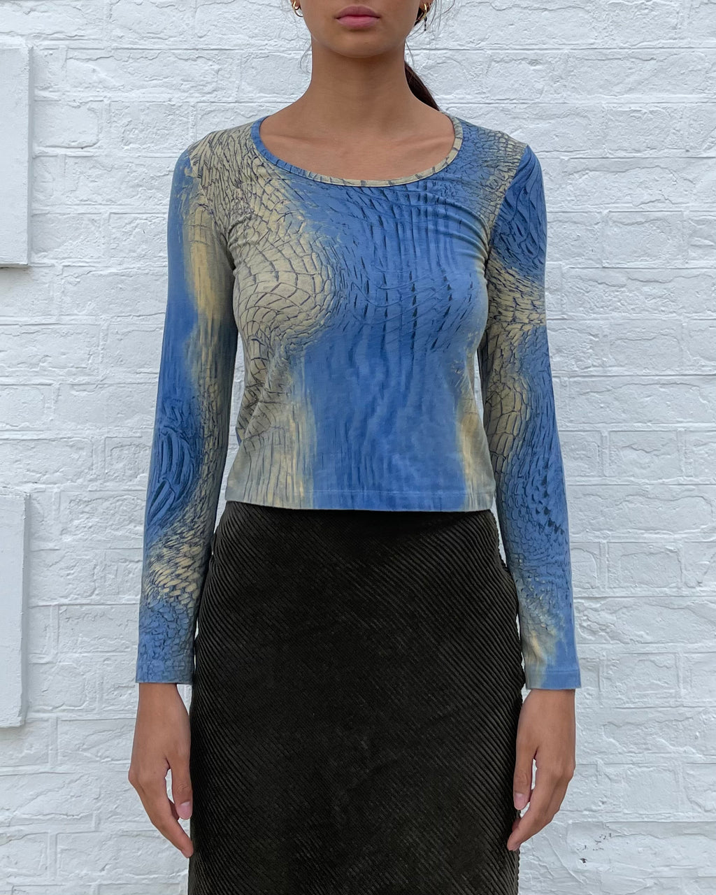 ロベルト カヴァリ クロコダイル ハルシネーション トップ (XS)