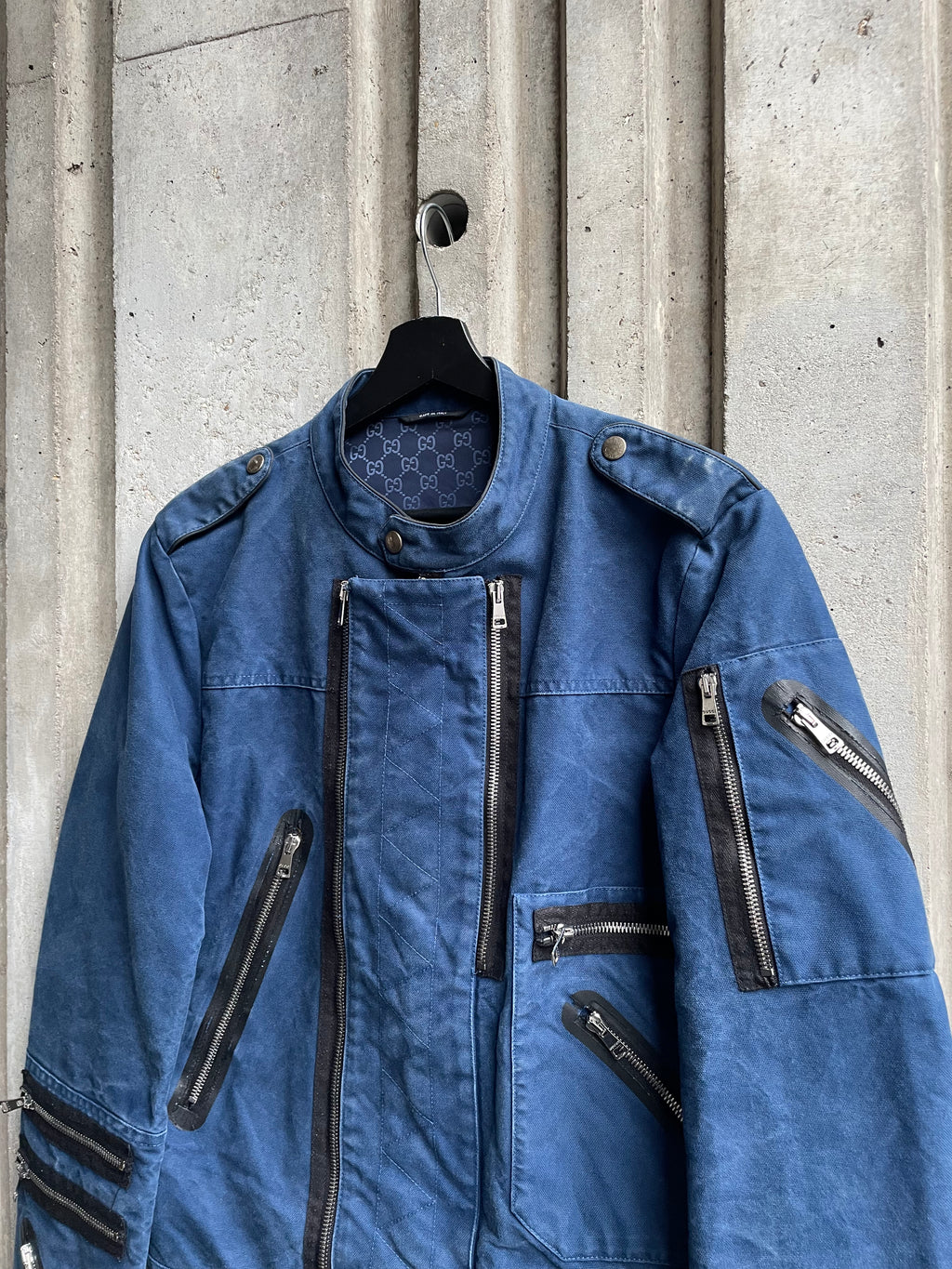 SS2009 Gucci multi-zip jacket by Frida Giannini (S)