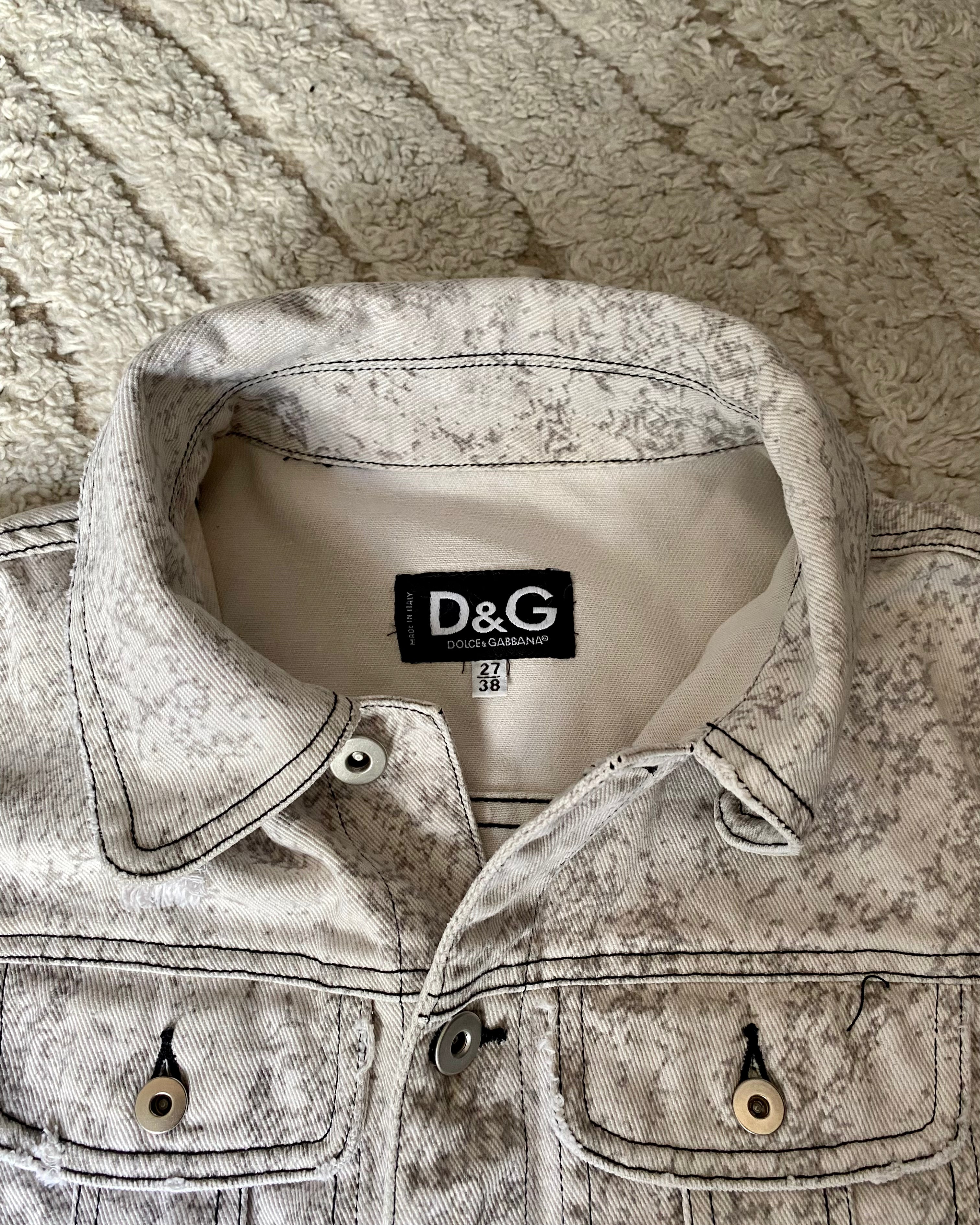 Dolce & Gabbana Abstract Camouflage Jacket