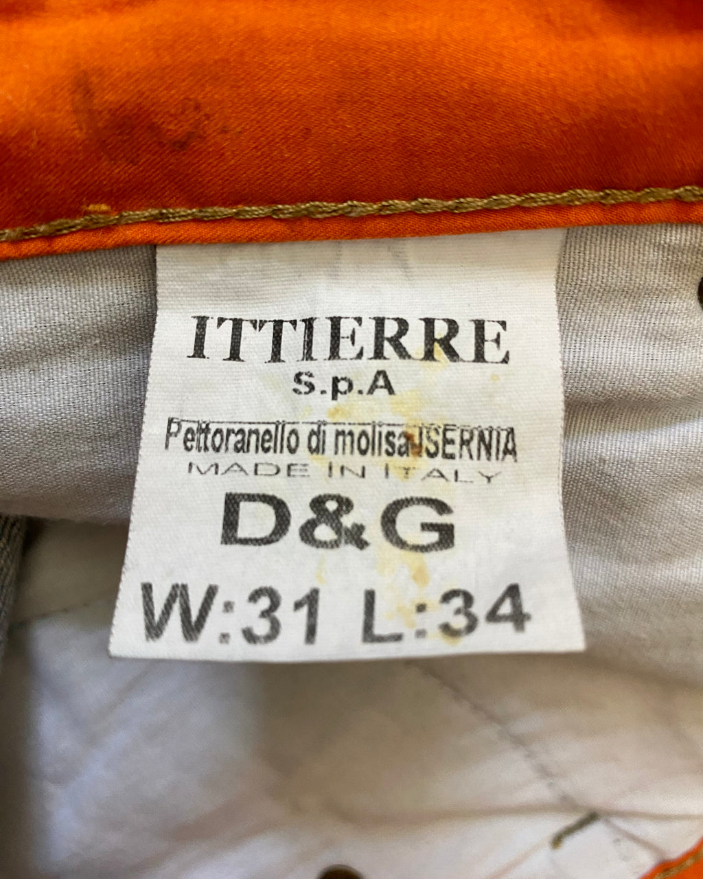 00s ドルチェ＆ガッバーナ ポエム ジーンズ (S)