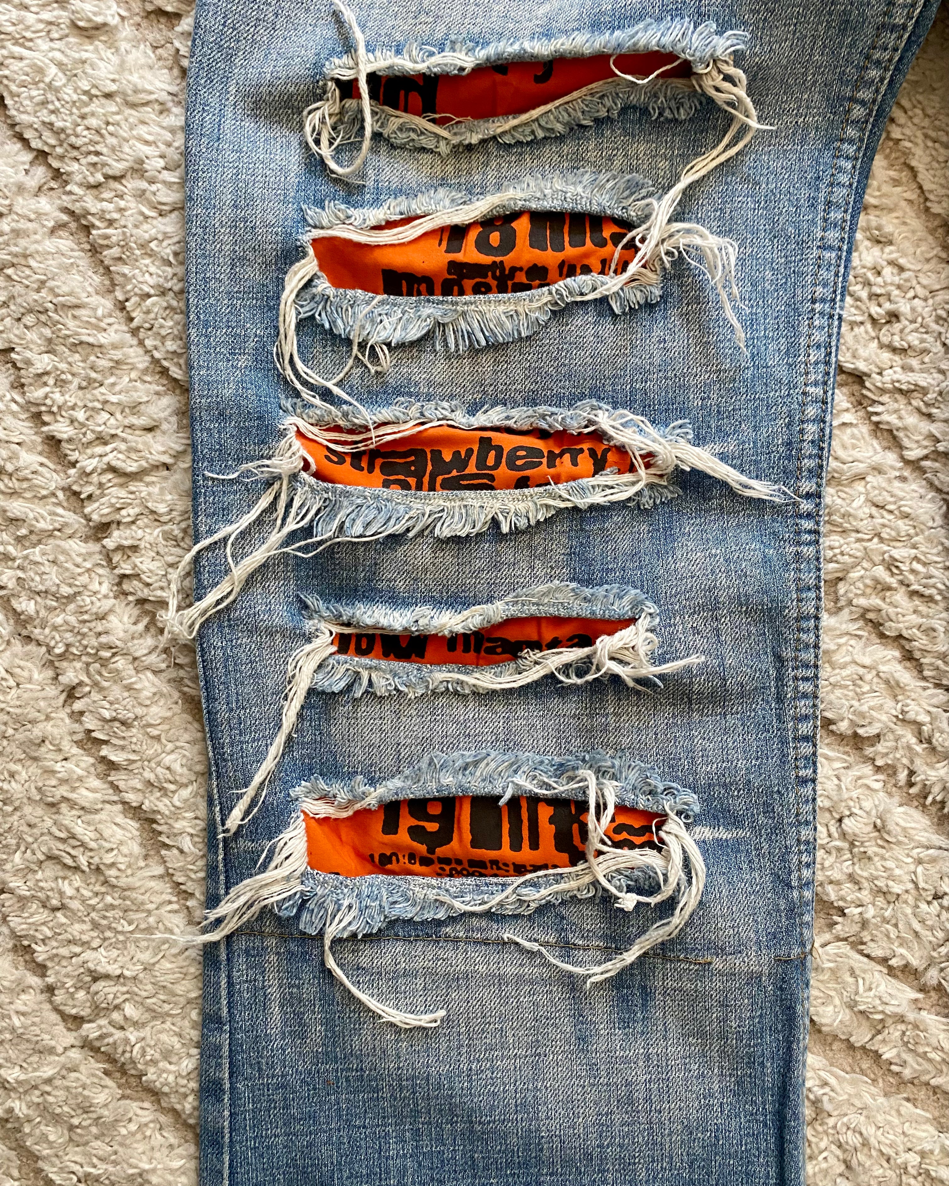 00s ドルチェ＆ガッバーナ ポエム ジーンズ (S)