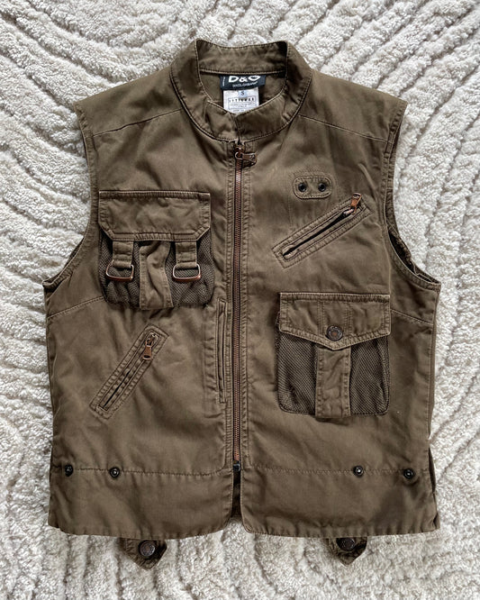 SS03 Dolce & Gabbana Utility Cargo Vest (S)