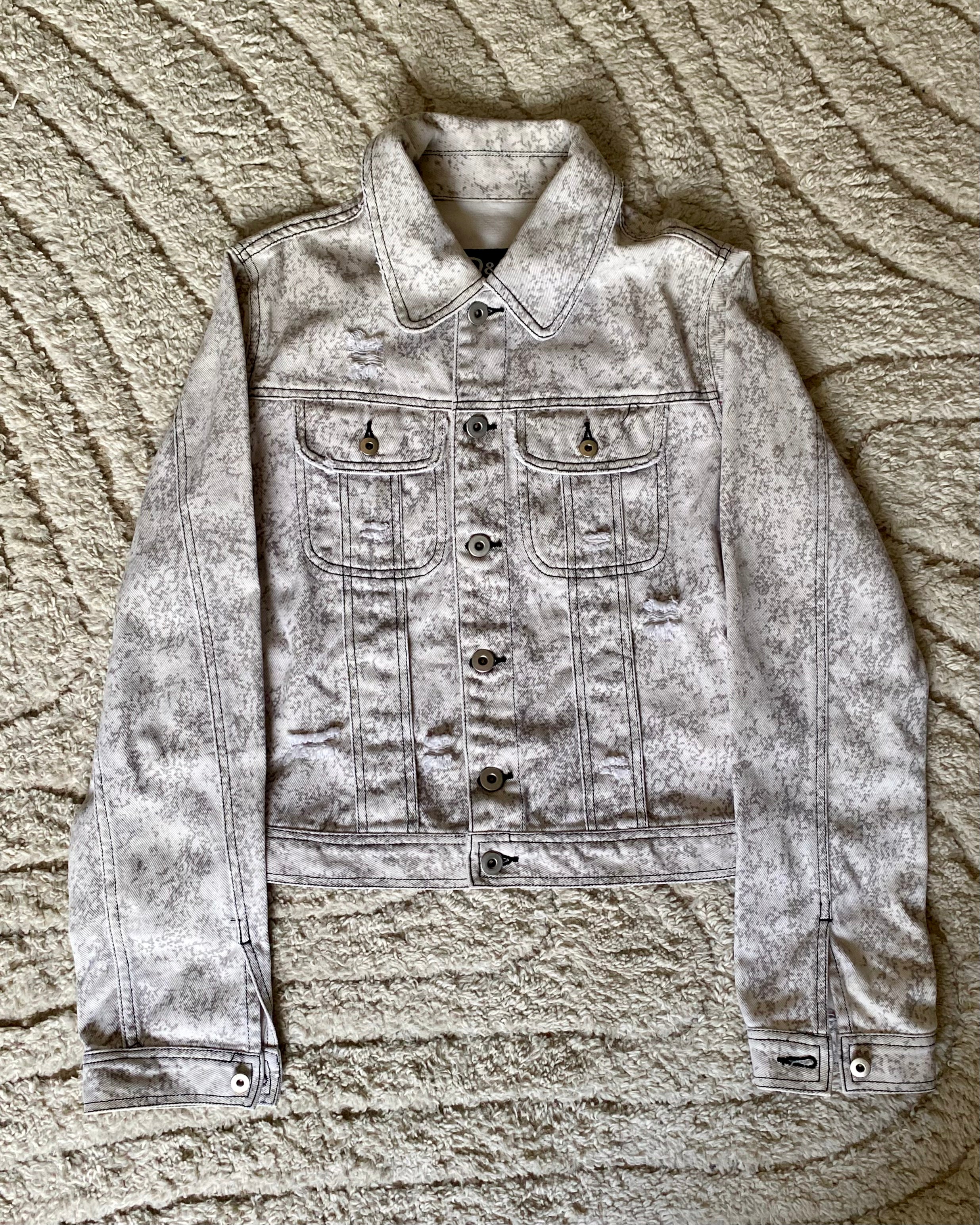 Dolce & Gabbana Abstract Camouflage Jacket