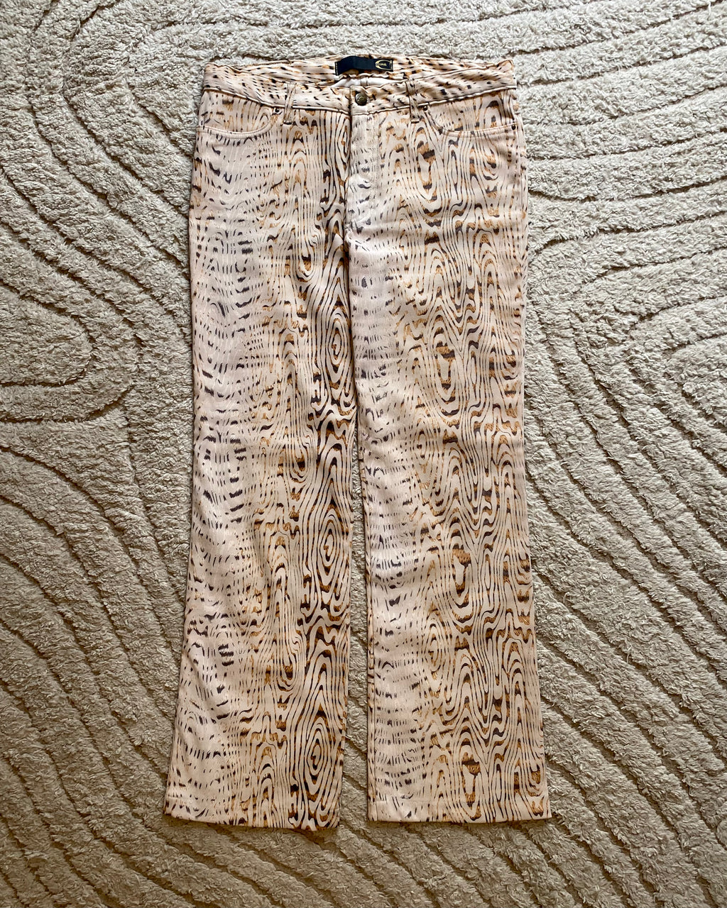 Cavalli Tree Trunk Pants