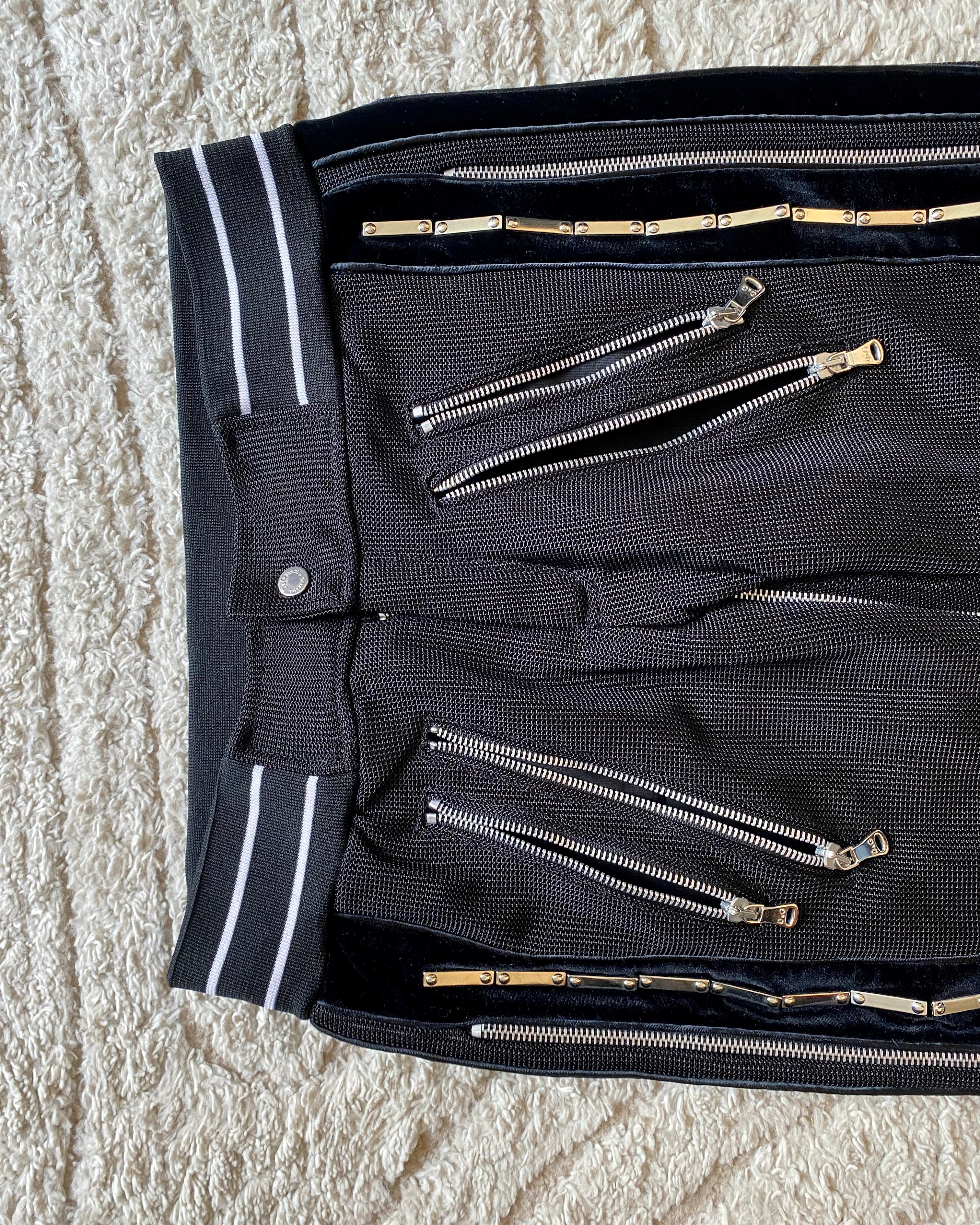 00s ドルチェ&amp;ガッバーナ マルチメタルジップパンツ(S)