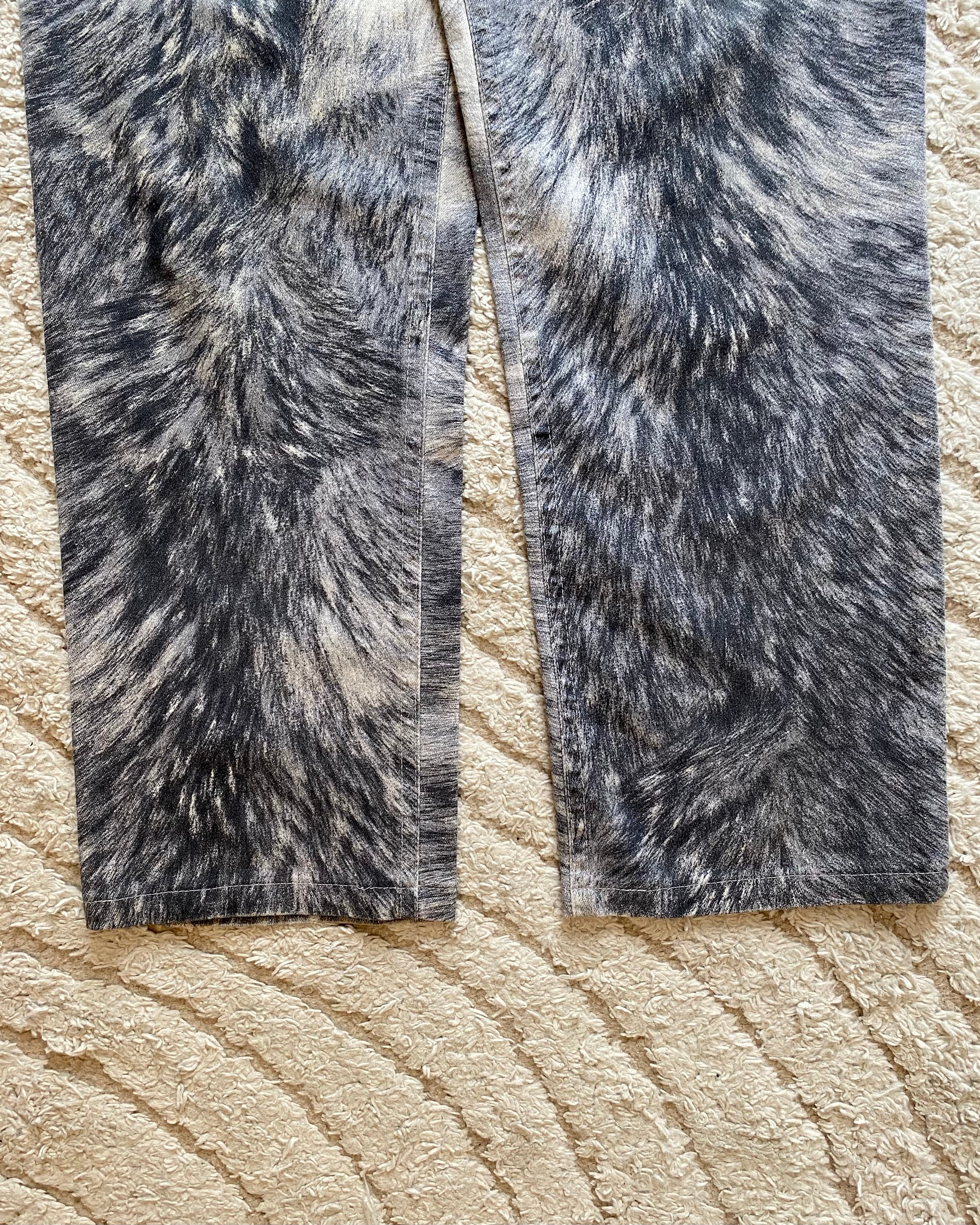 00s Roberto Cavalli ヘビーアニマルパンツ (M)