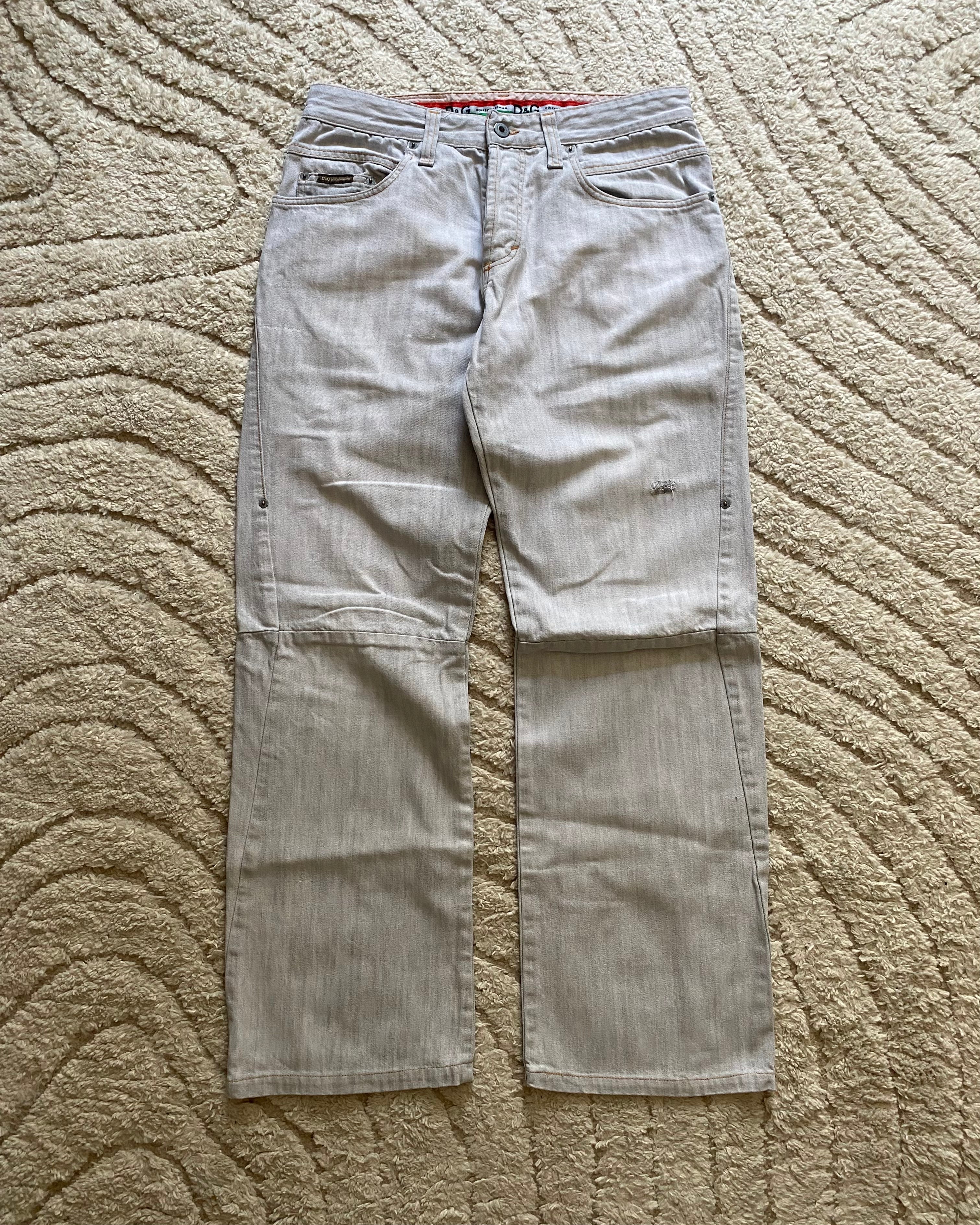 SS04 Dolce & Gabbana Double Back Pockets Jeans (S)