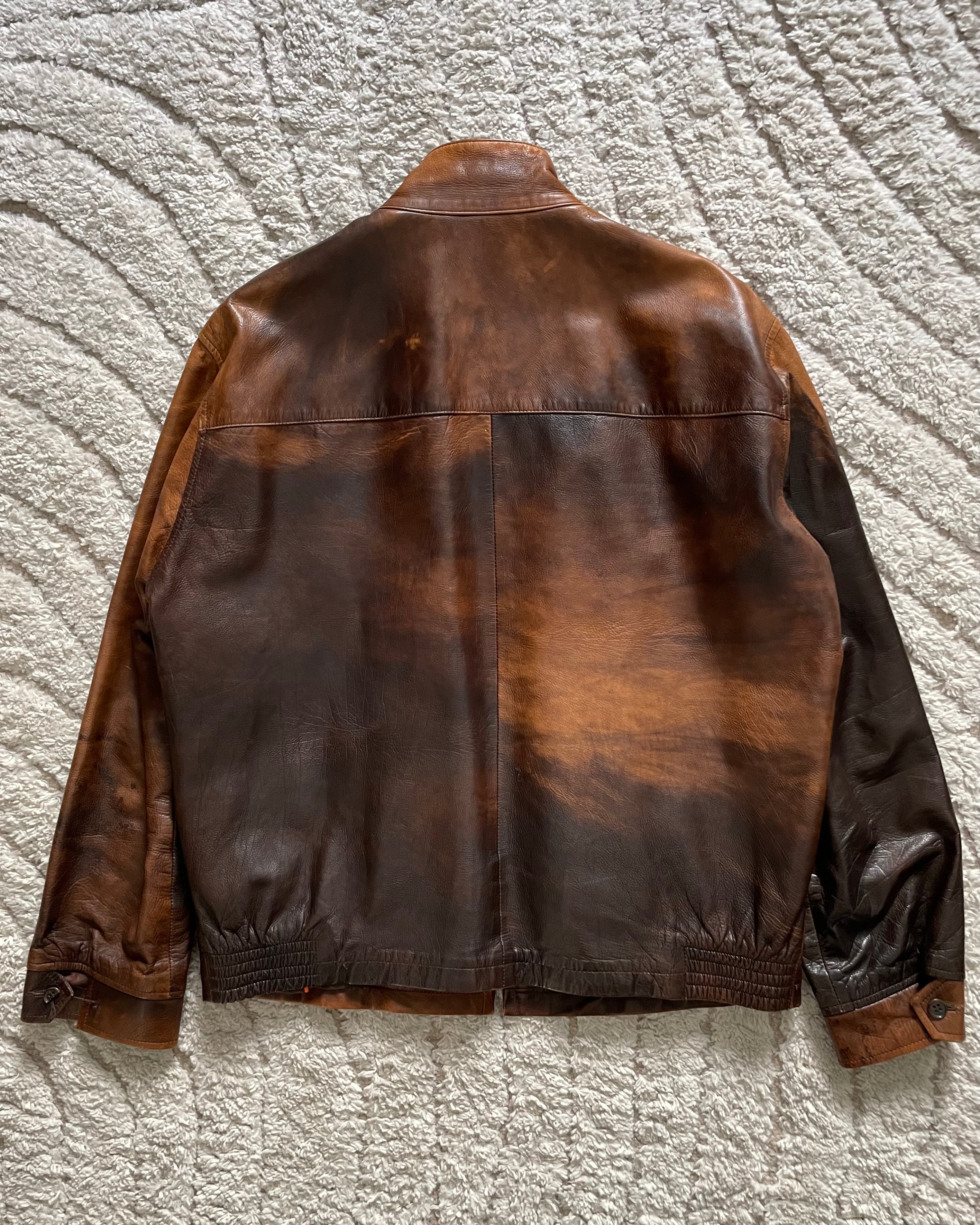 2000年代 スティーブ・マックイーン G-NEW'S INDUSTRY バイカー レザー ジャケット (S)