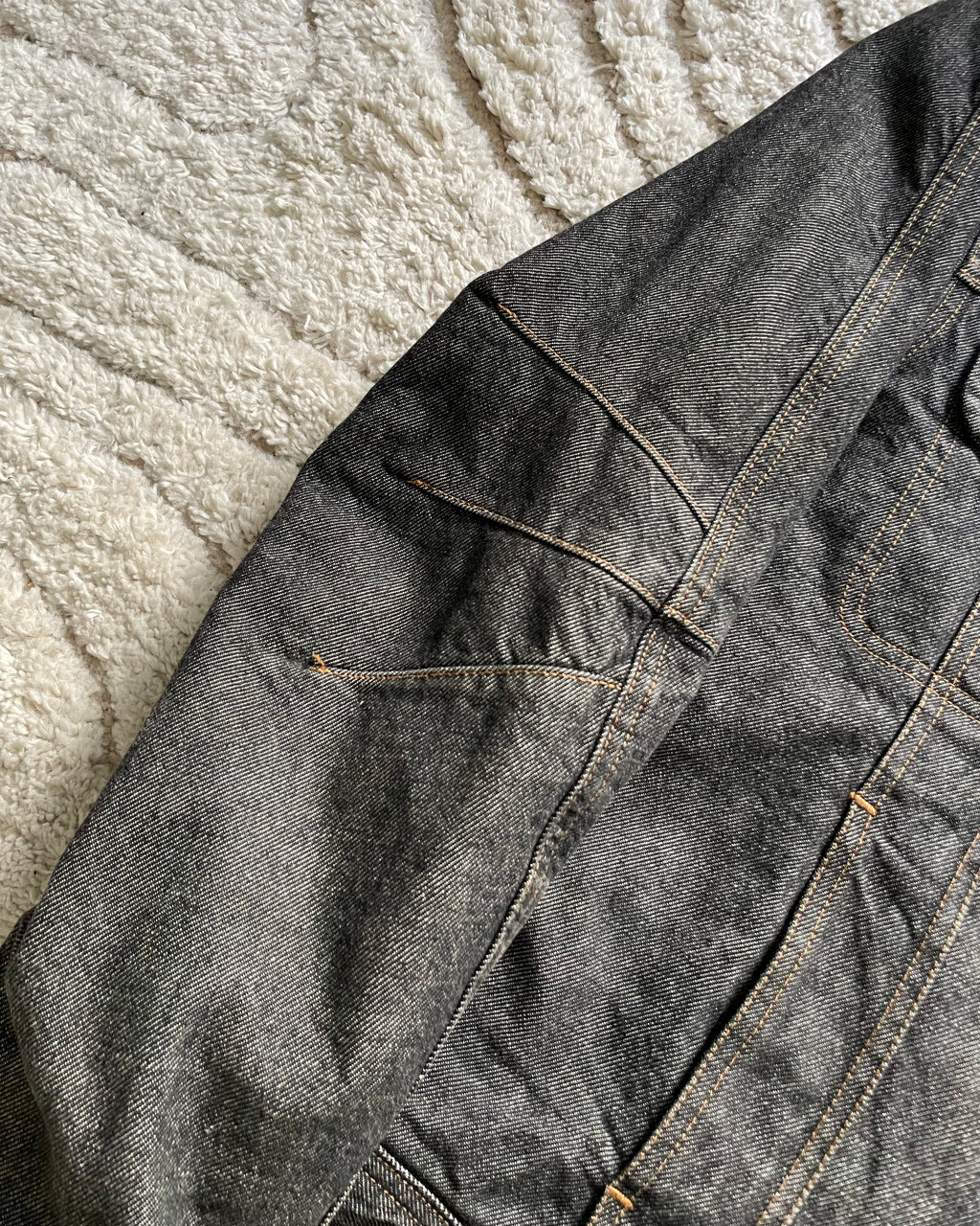 2003AW ドルチェ&amp;ガッバーナ バイカーデニムジャケット(M) 