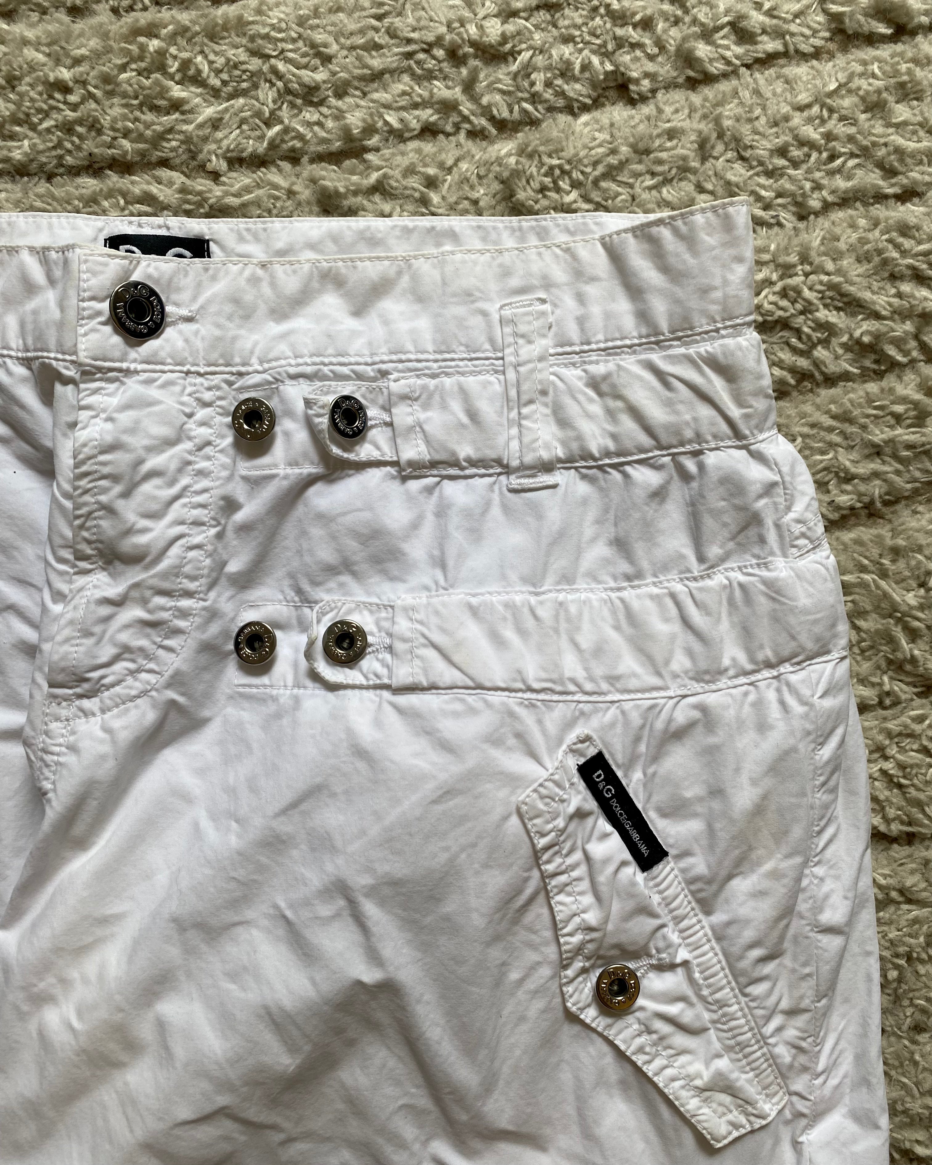 SS04 Dolce & Gabbana Flaired Cargo Pants (XS)