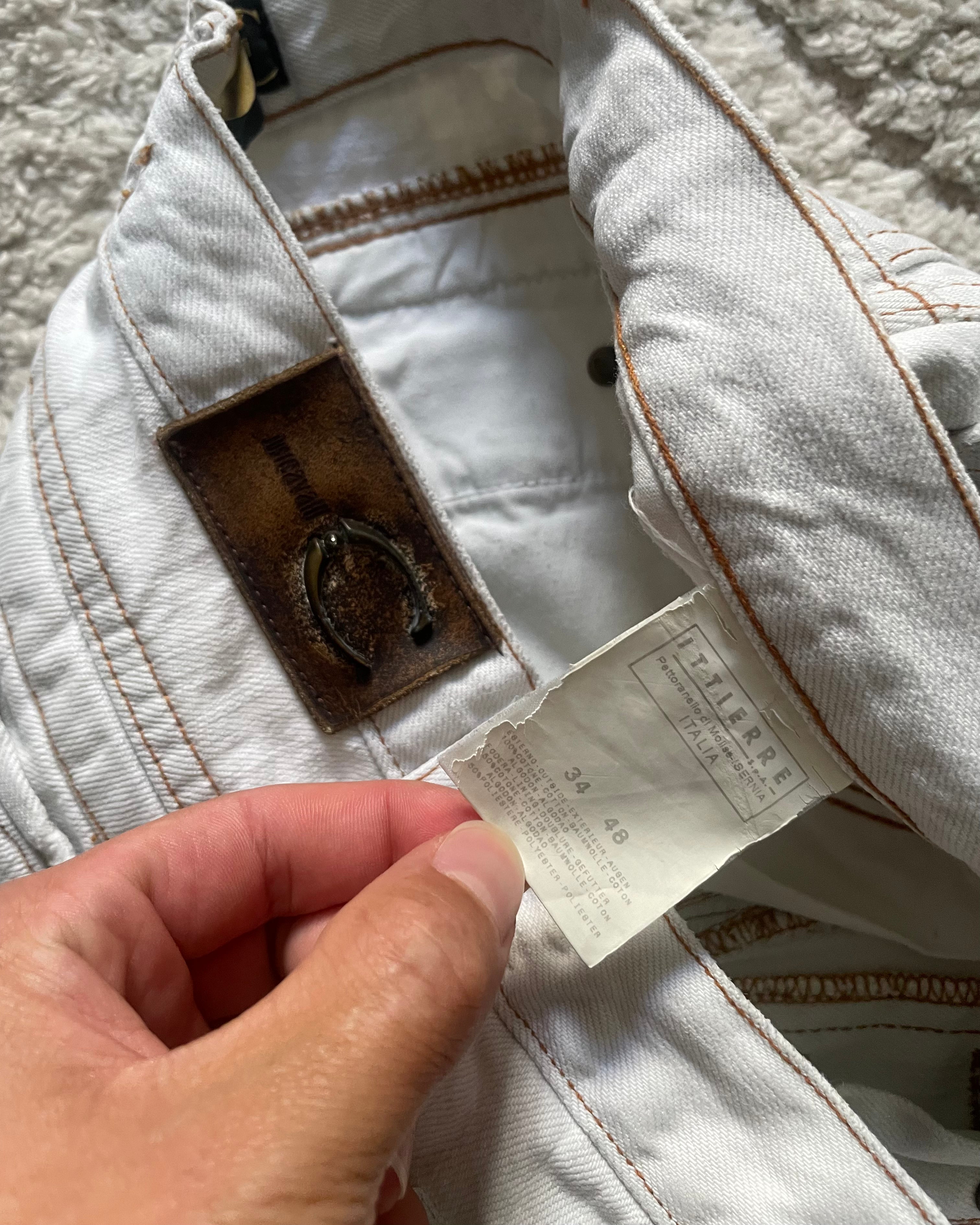 2000s Cavalli レーサー幾何学模様パンツ (M)