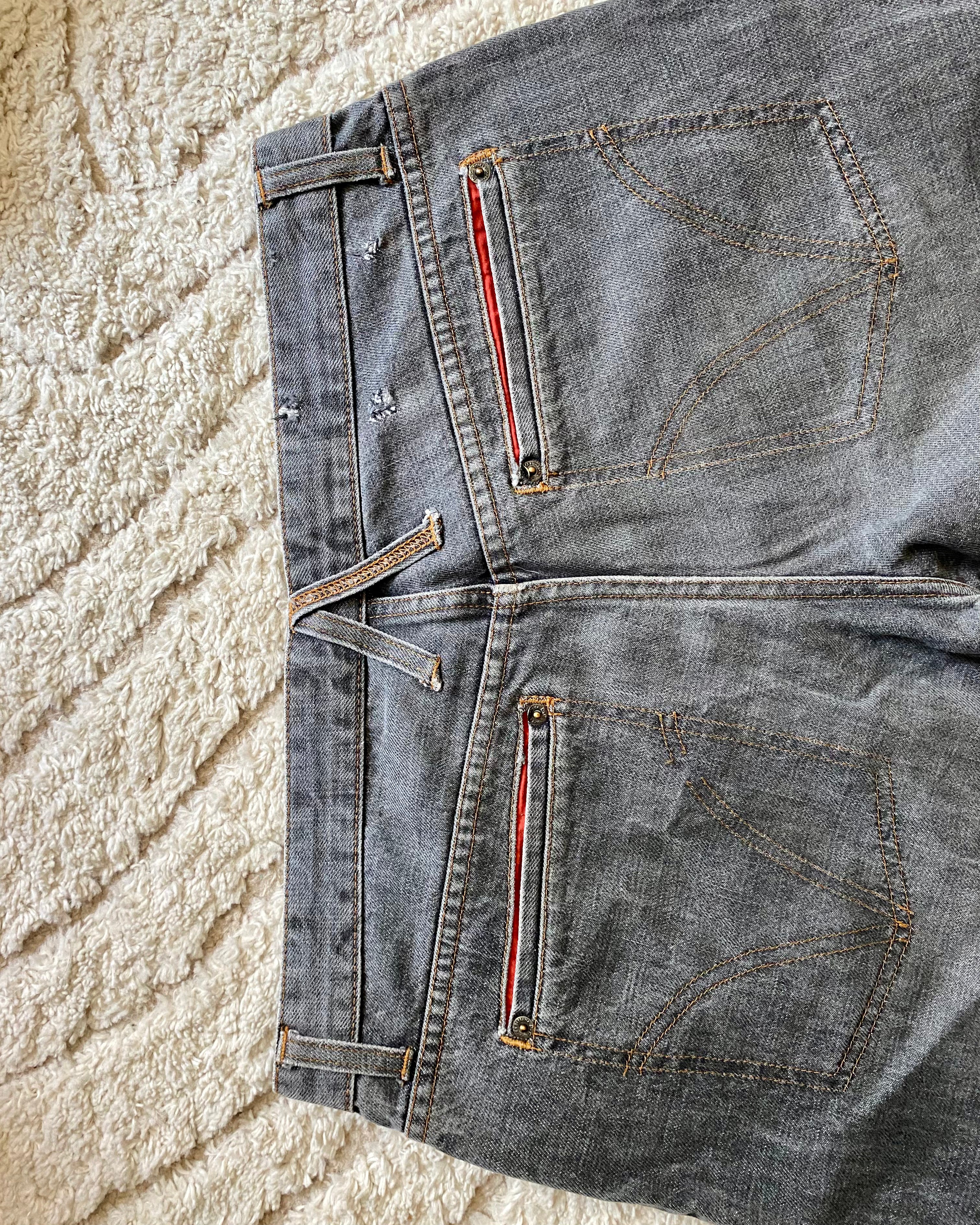 AW03 Dolce & Gabbana Grey Jeans