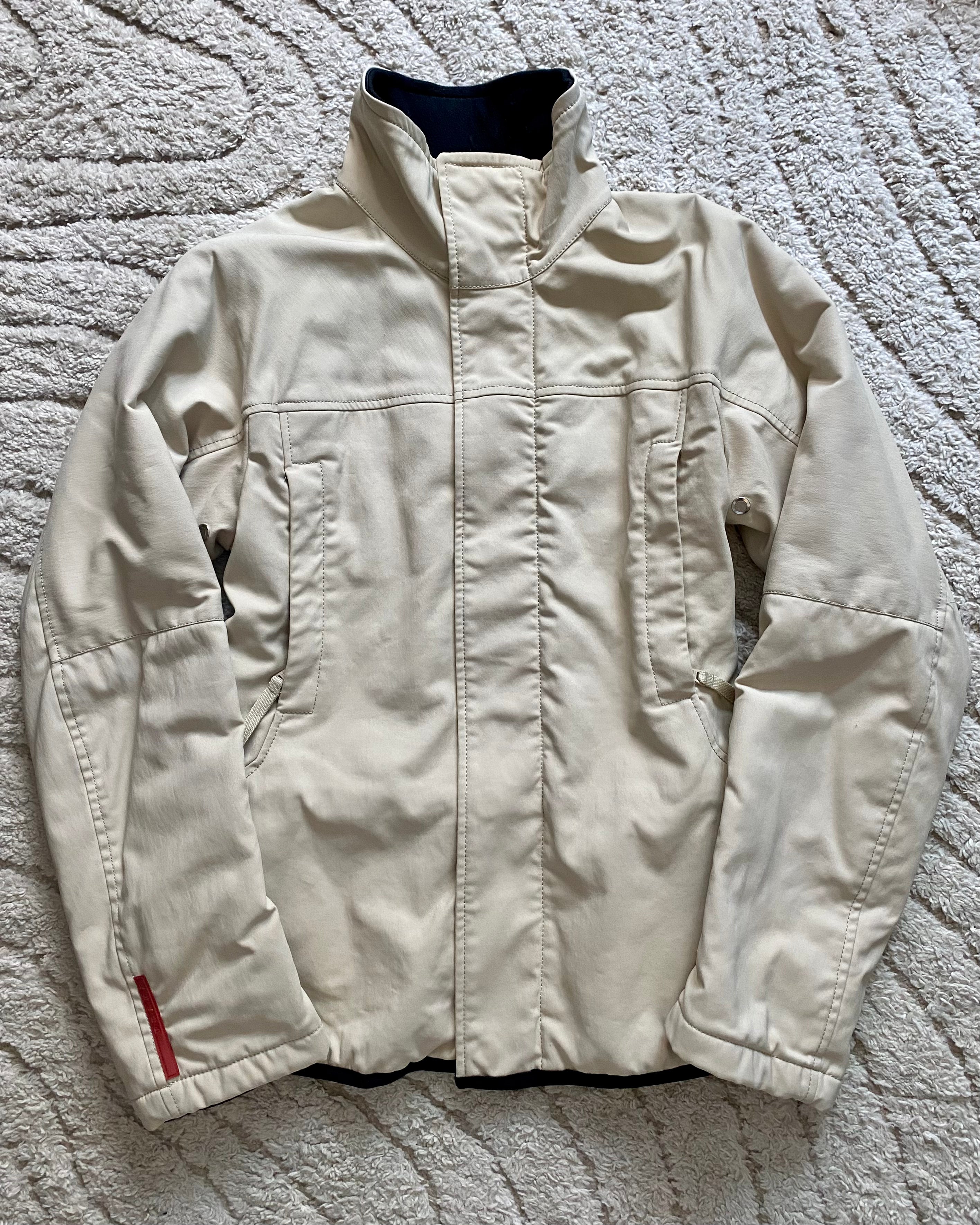 00年代 プラダ クリーム ジャケット (M)