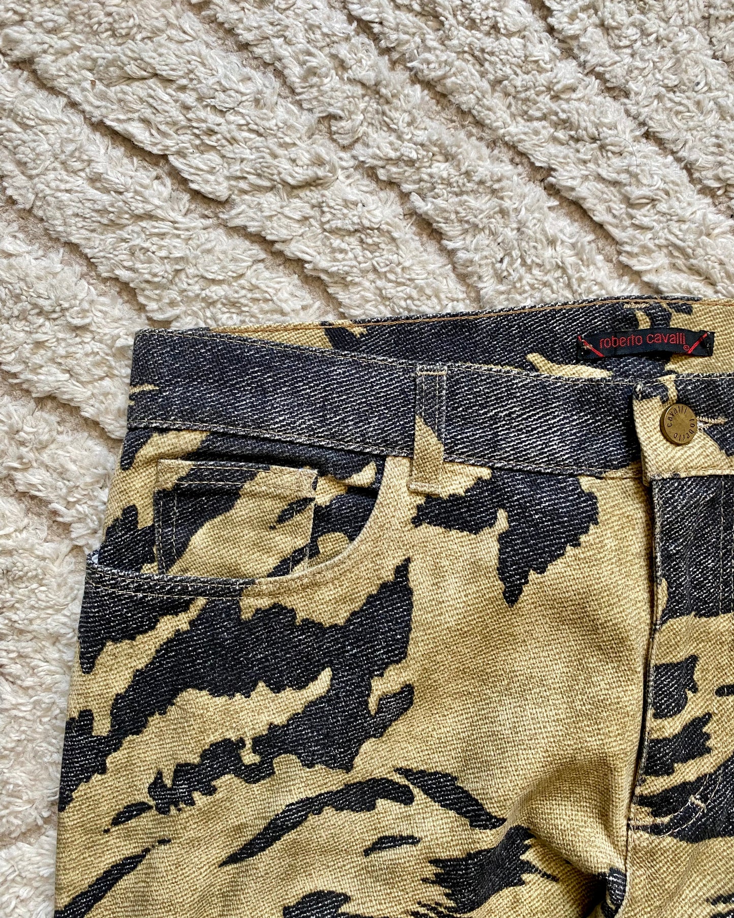 AW01/02 Roberto Cavalli Camouflage Pants (S)