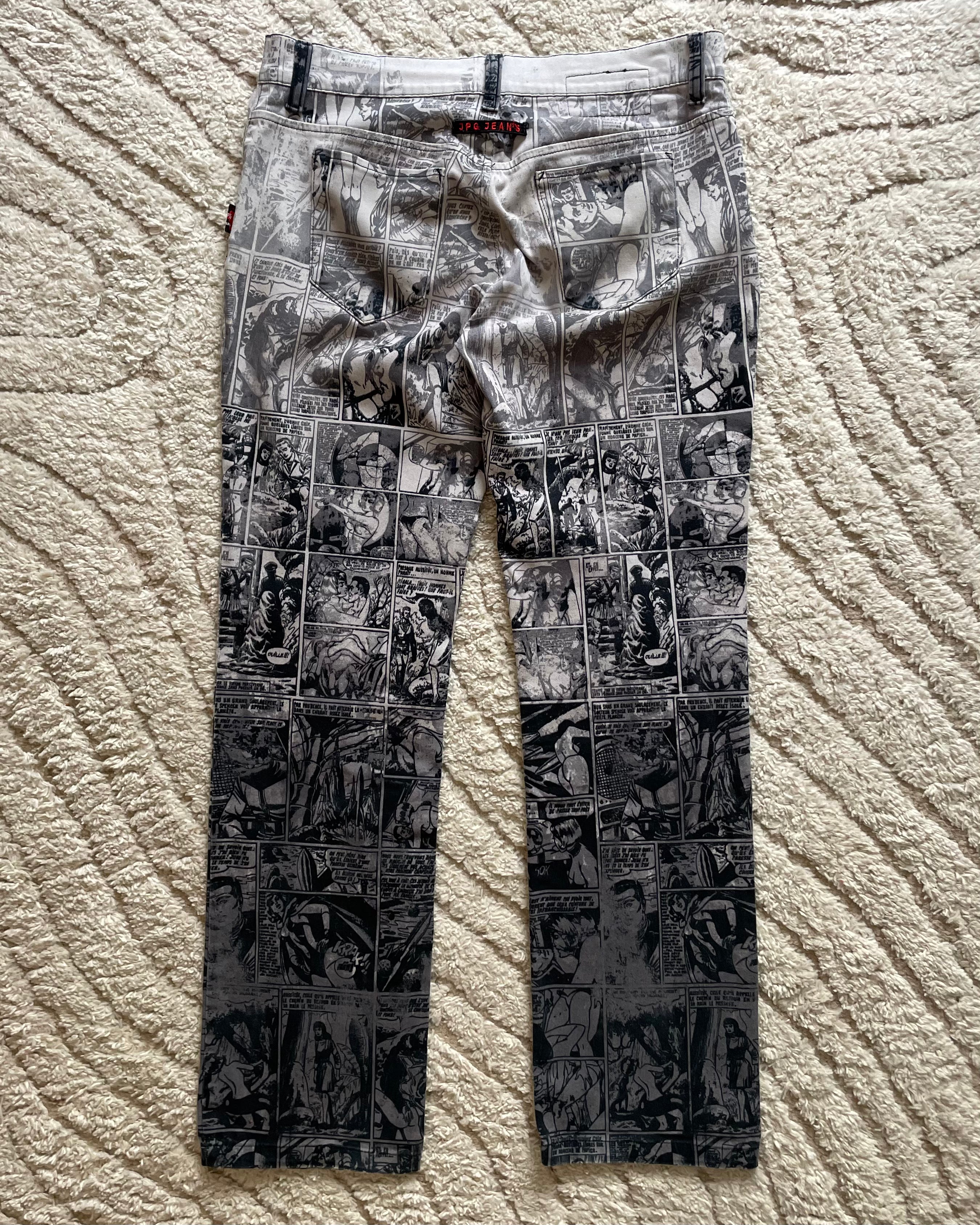 AW1995 Jean Paul Gaultier Erotic Comics Pants (S)
