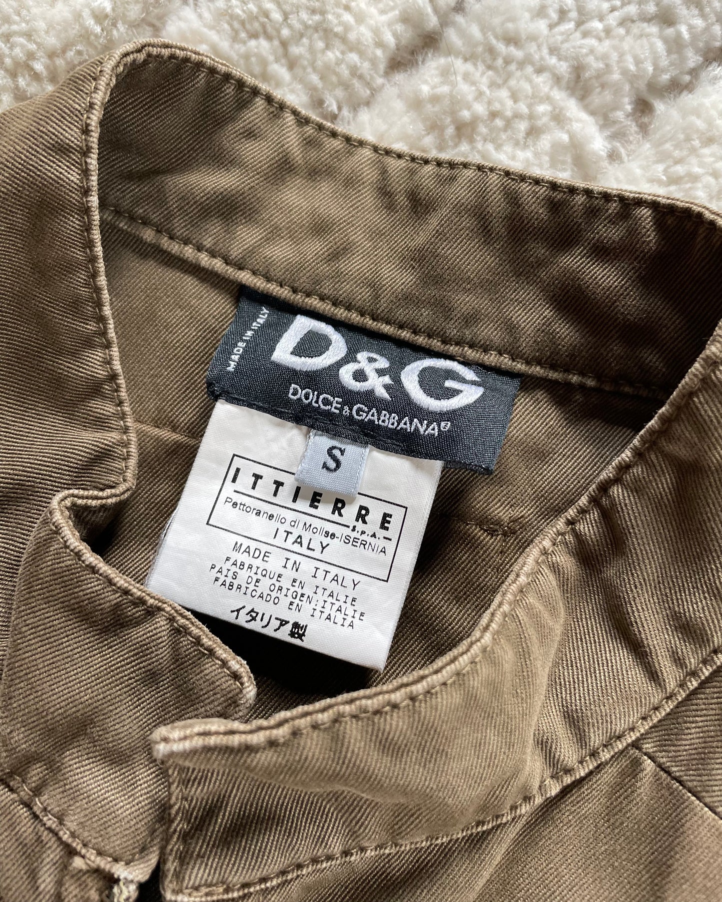 SS03 Dolce & Gabbana Utility Cargo Vest (S)