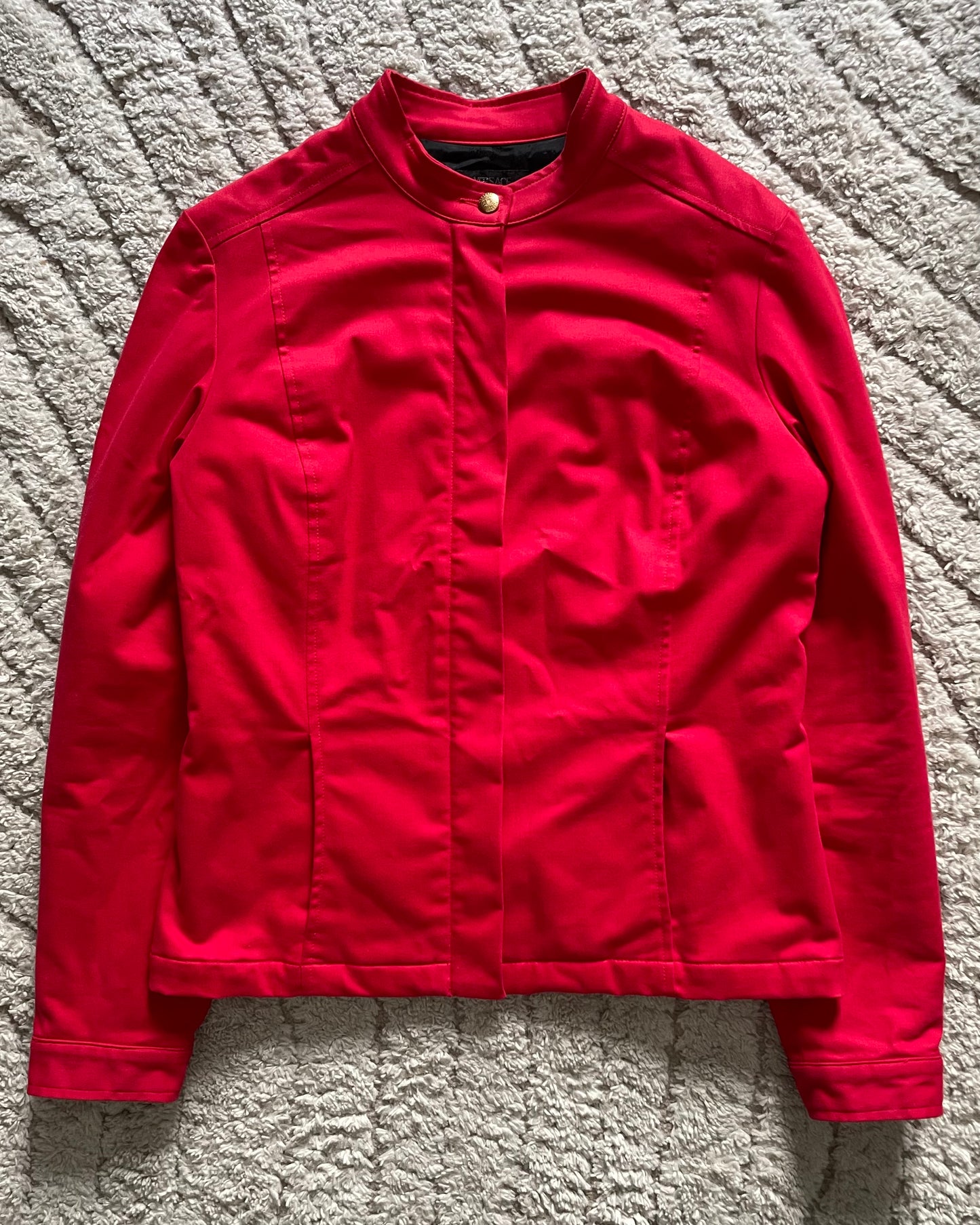 00s Versace Tailored Bold Red Jacket (S)