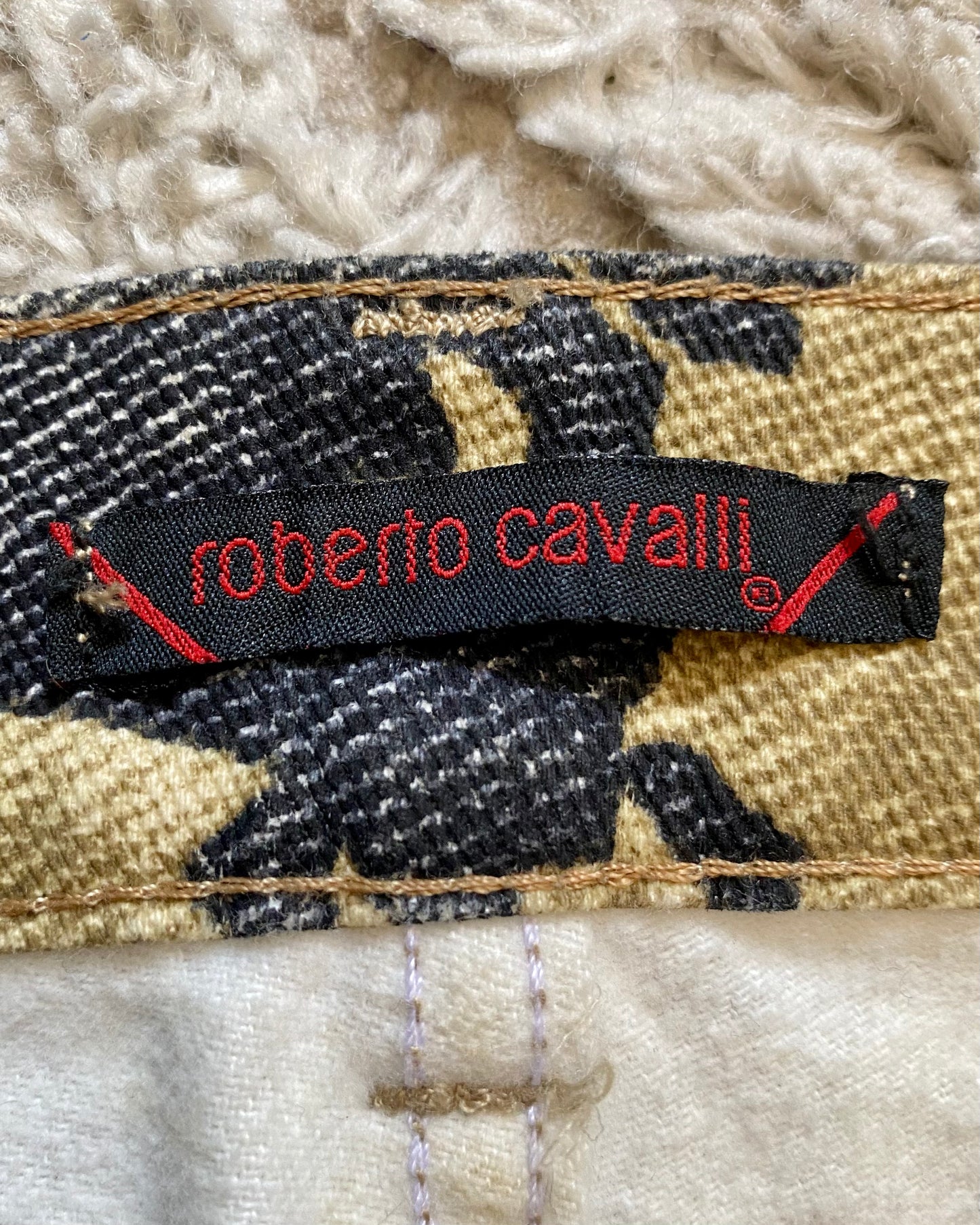 AW01/02 Roberto Cavalli Camouflage Pants (S)