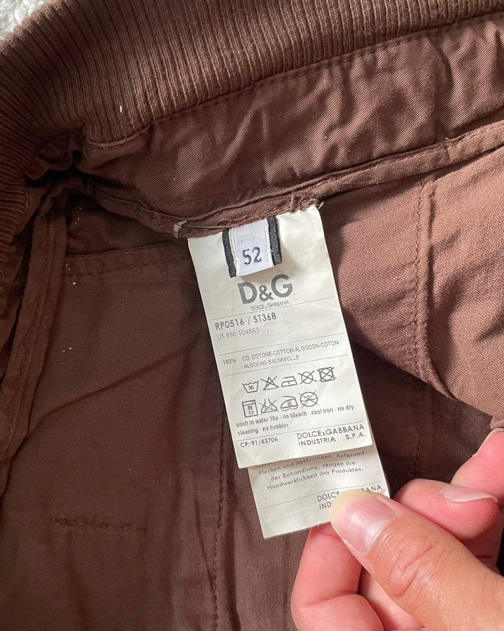 00年代 ドルチェ＆ガッバーナ ミリタリー カーゴ ショート (L)