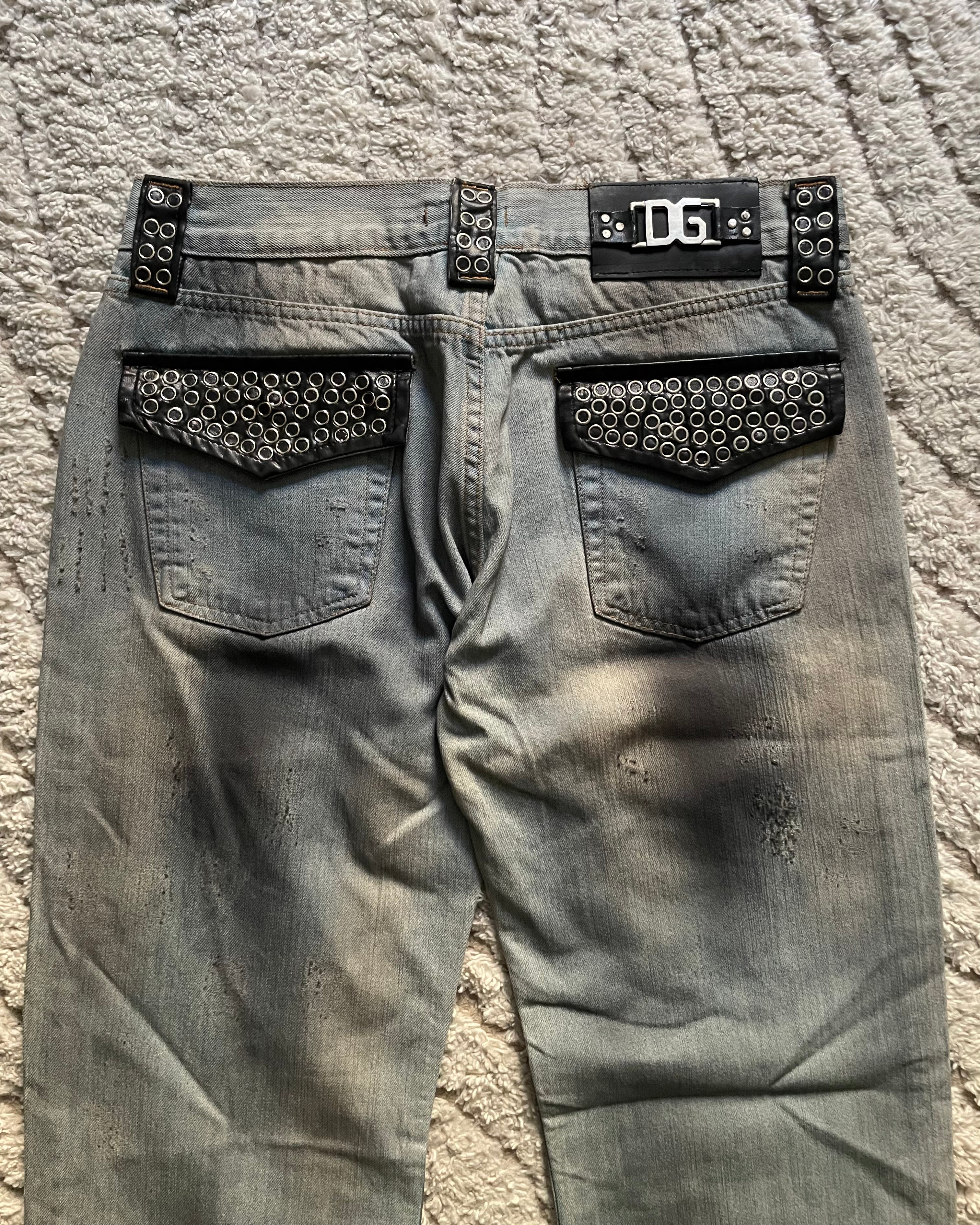 Dolce Gabbana Burn Rockstar Denim Pants (M)