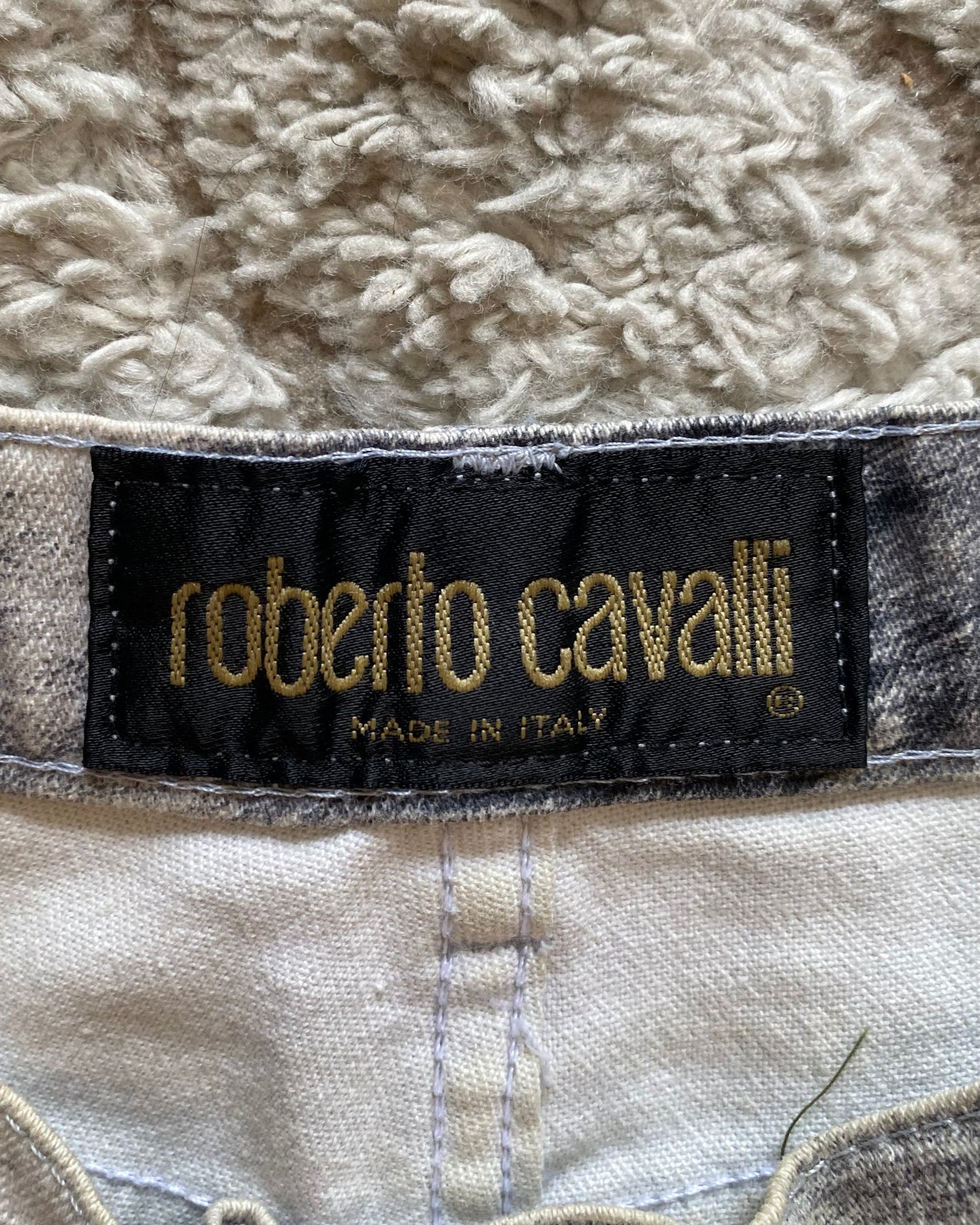 00s Roberto Cavalli ヘビーアニマルパンツ (M)
