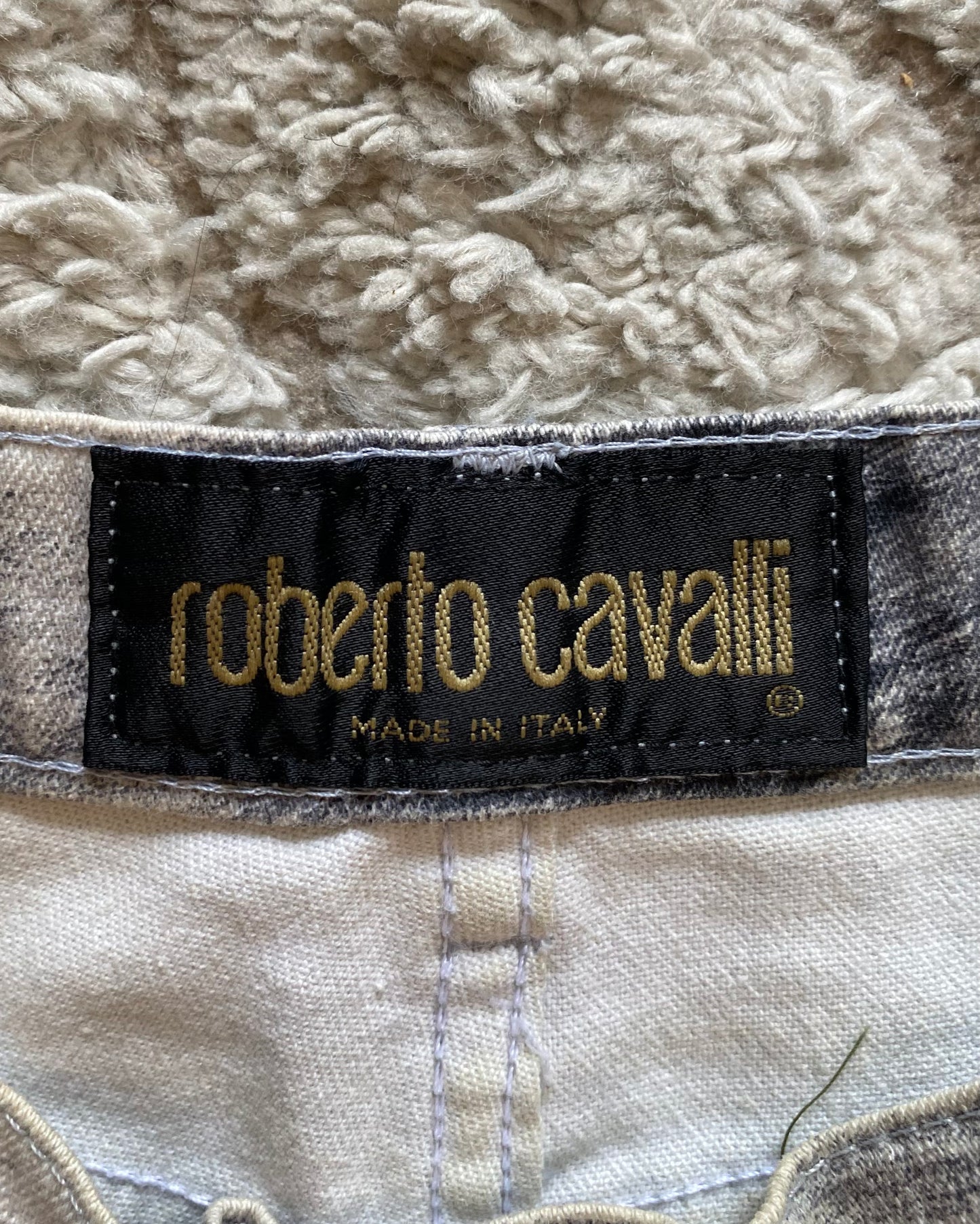 00s Roberto Cavalli Heavy Animal Pants (M)