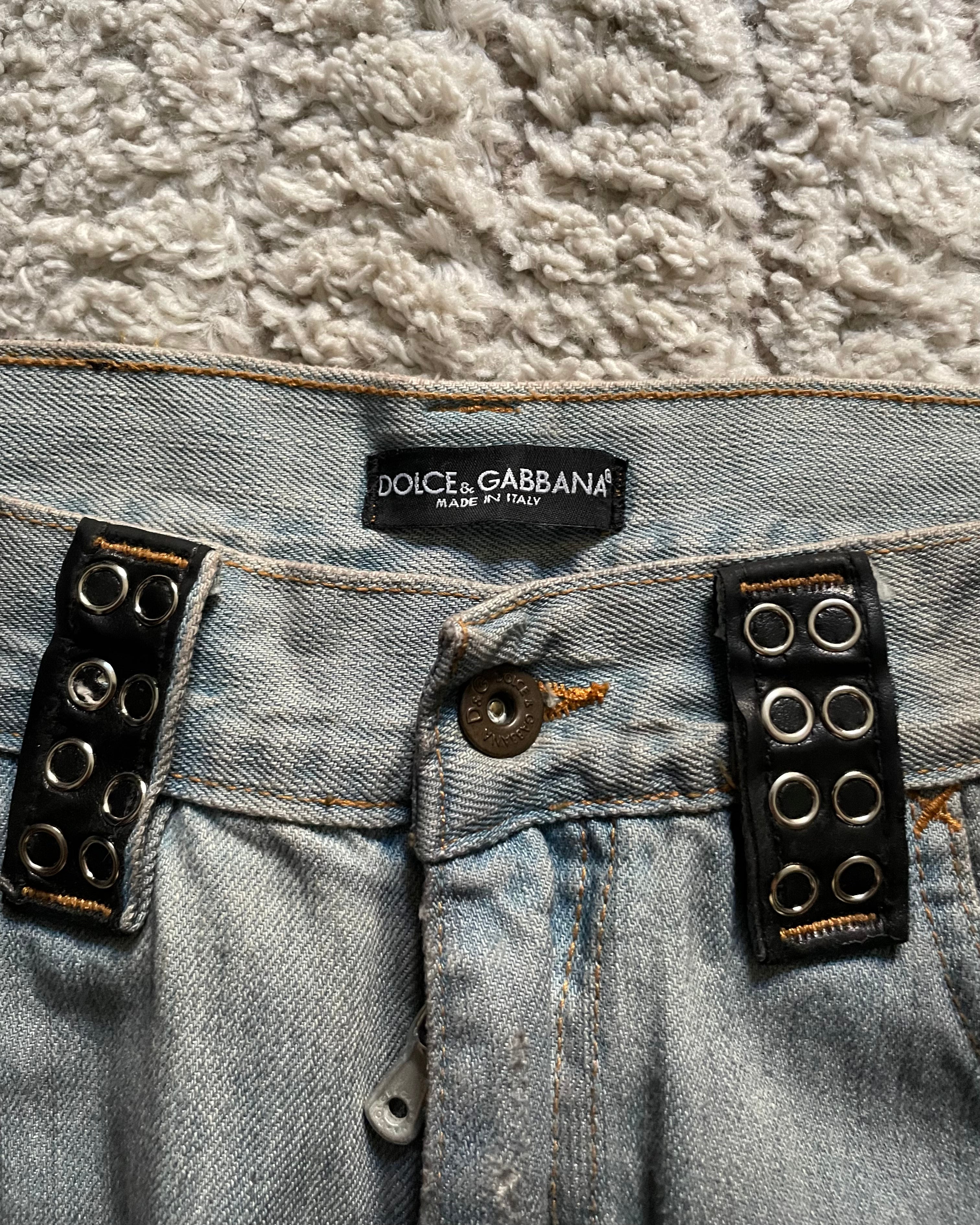 Dolce Gabbana Burn Rockstar Denim Pants (M)