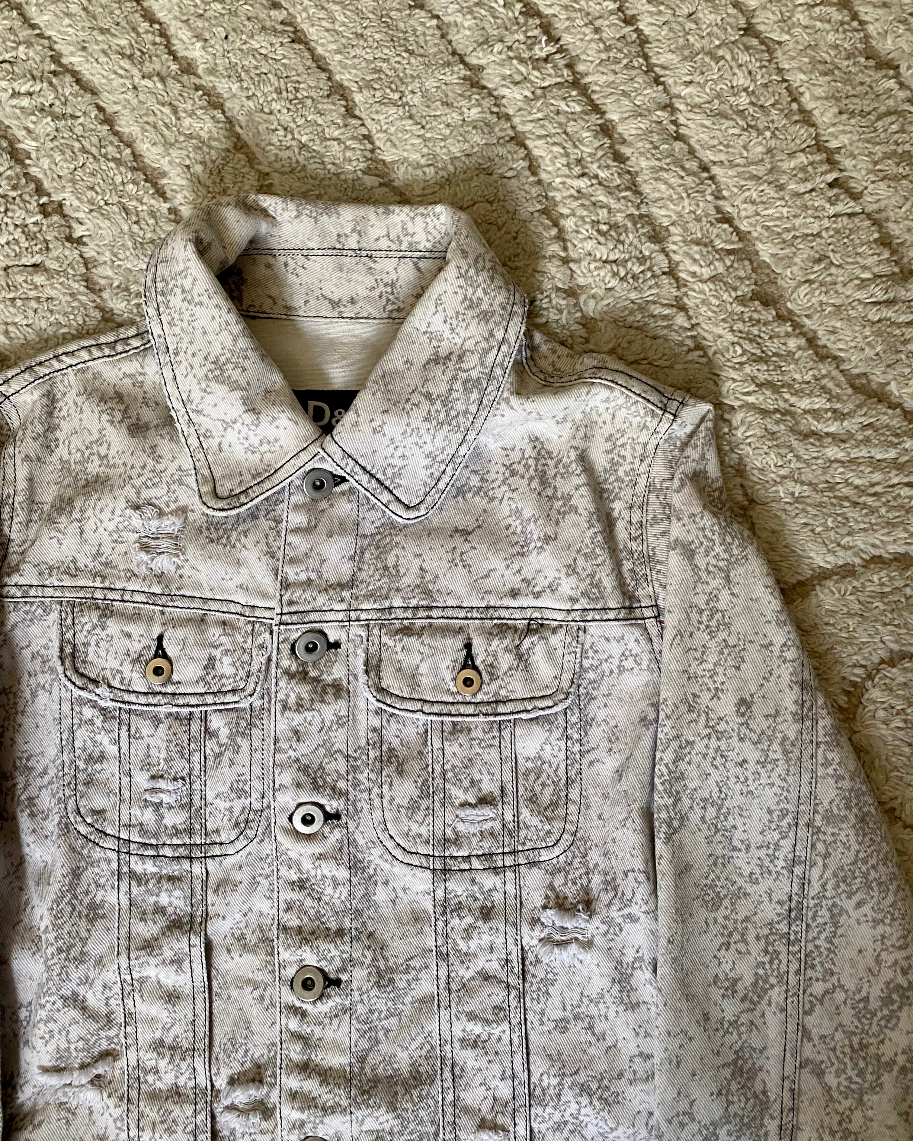 Dolce & Gabbana Abstract Camouflage Jacket