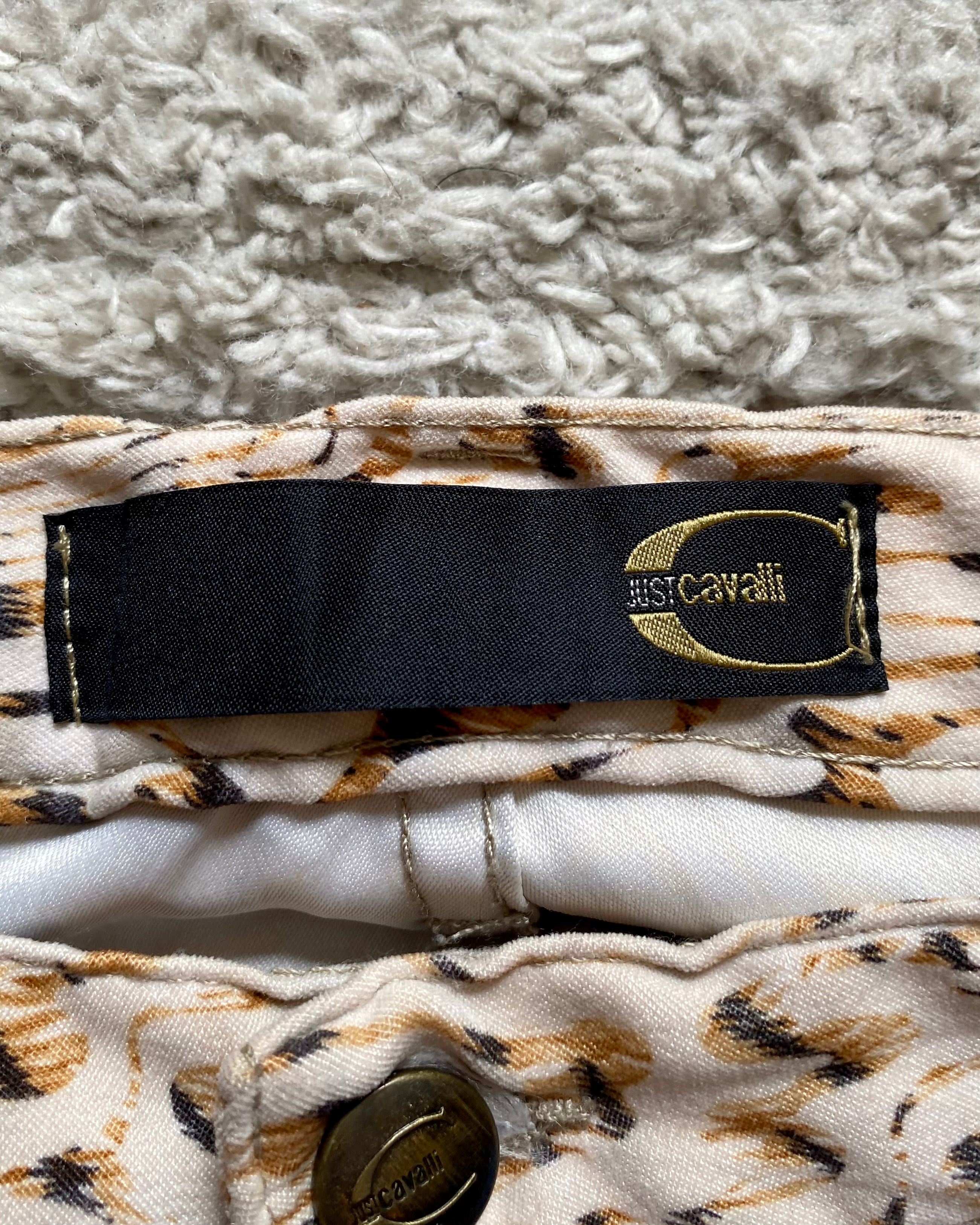 Cavalli Tree Trunk Pants