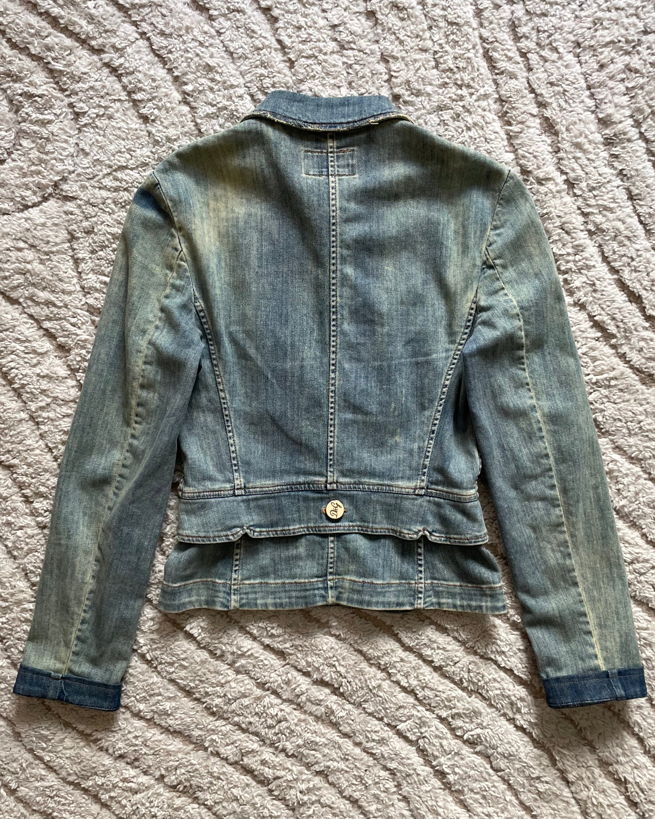 SS05 Dolce &amp; Gabbana 合身牛仔夹克 (XS)