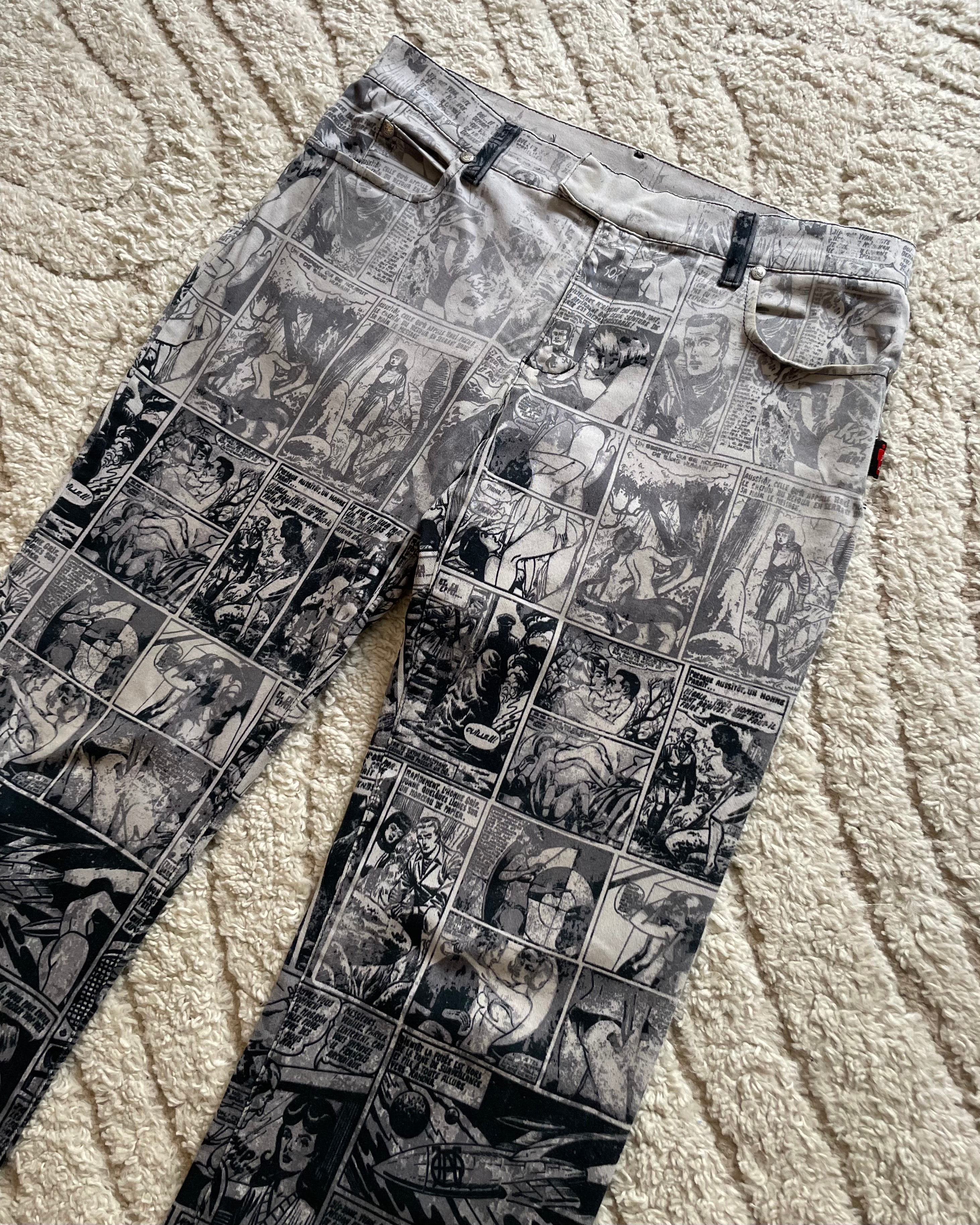 AW1995 Jean Paul Gaultier Erotic Comics Pants (S)