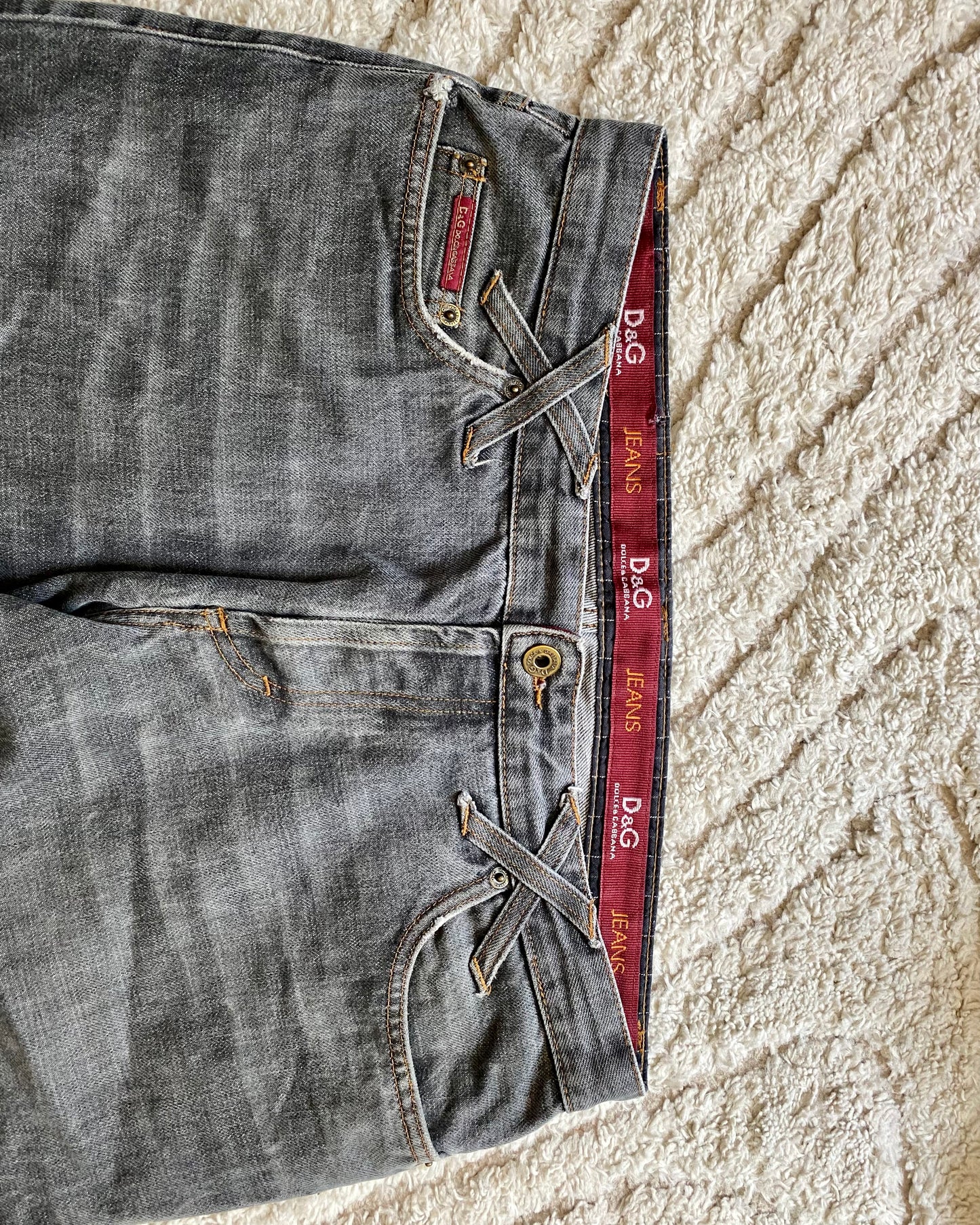 AW03 Dolce & Gabbana Grey Jeans (M)