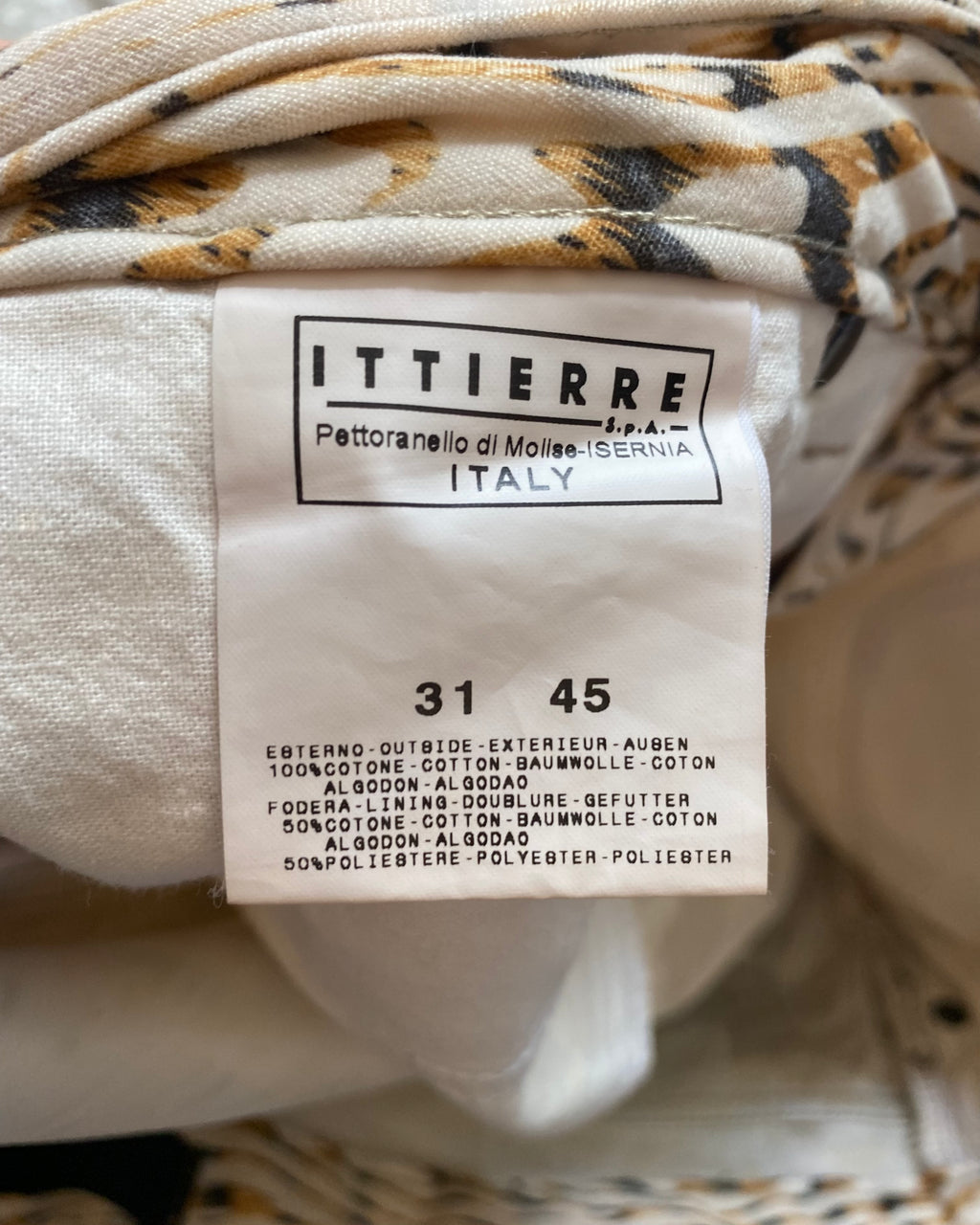 Cavalli Tree Trunk Pants